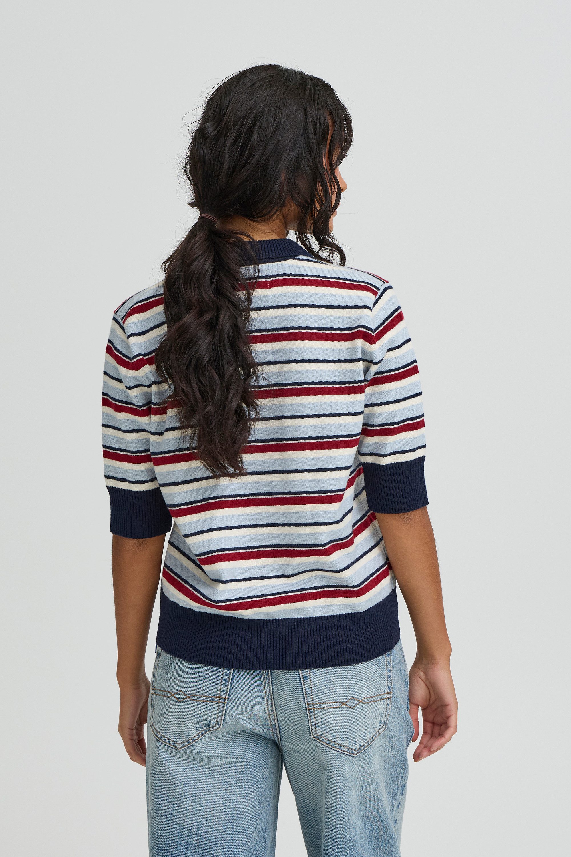 Ball Poloshirt Kurzarm-Bluse BAMARIETTA