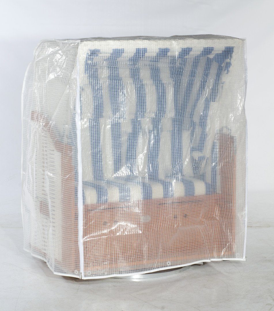 Strandkorb Schutzhülle S für Strandkorb 100x110x156 cm Transparent