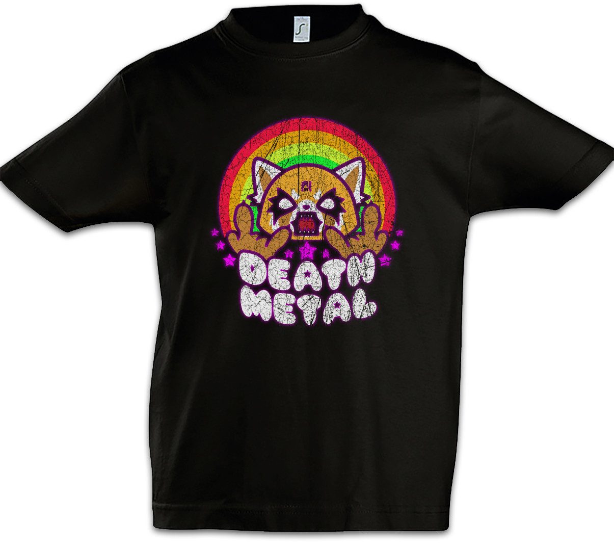 Print-Shirt Death Metal Kinder T-Shirt Yeti Aggretsuko Fun Heavy Music DJ MC Fun