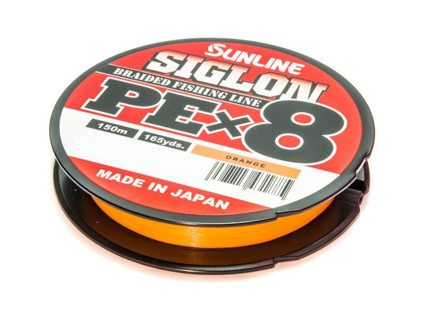 Angelschnur Sunline Siglon PE X8 Orange 150m - Geflochtene Schnur