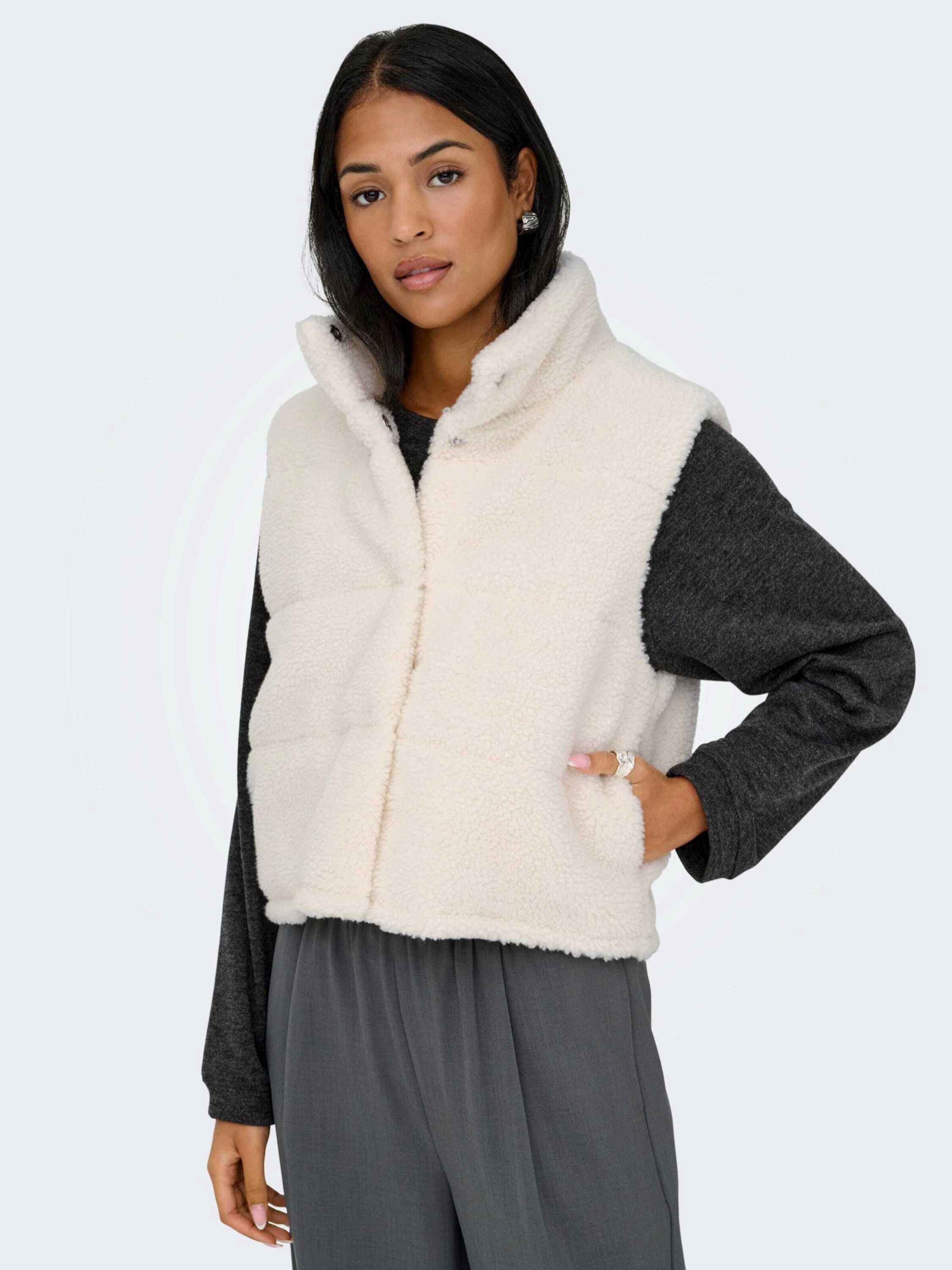 ONLY Jerseyweste ONLSandra (1-tlg) Plain/ohne Details