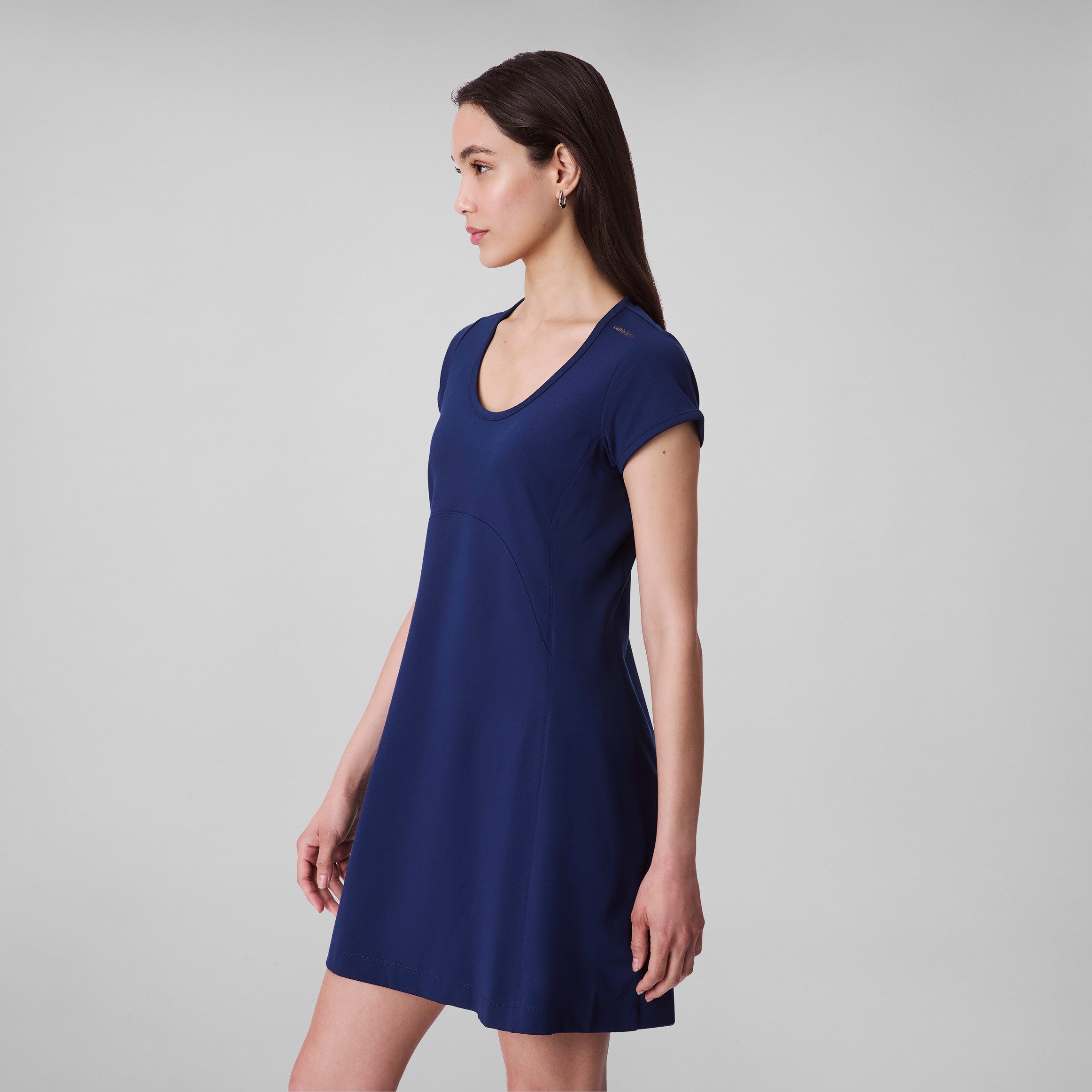 Calvin Klein Jeans Jerseykleid PUNTO MILANO SS SCOOP NK DRESS Mit Rundhalsa günstig online kaufen