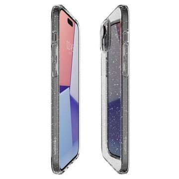 Spigen Handyhülle Spigen Liquid Crystal Glitter für iPhone 15 Plus crystal quartz