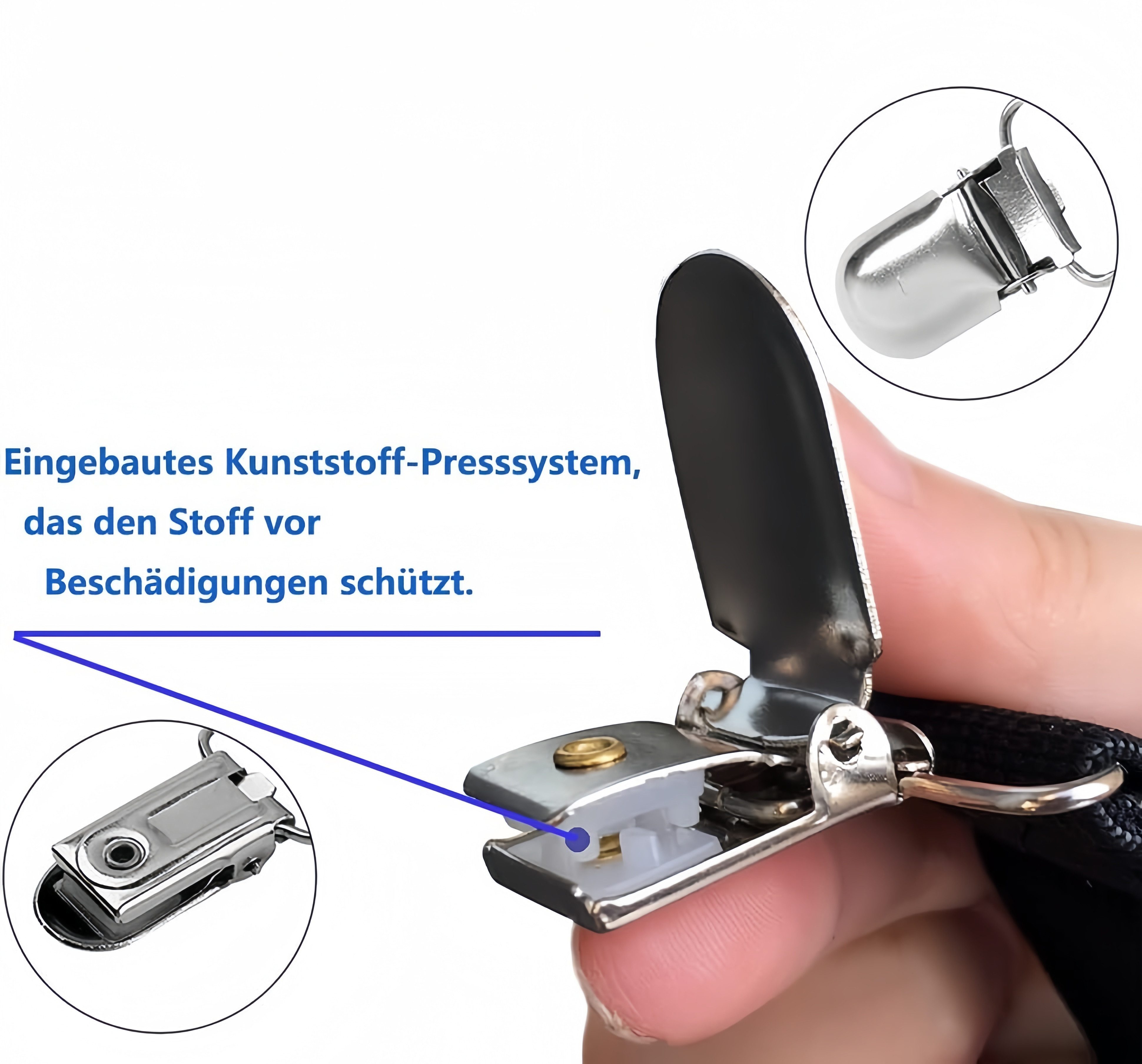 FOUORTUNATE-BEE Spannbettlaken Verstellbare Metallklammern für Bettlaken, Decken und Tischdecken, Bettlaken- und Sofabezughalter, Zelt- und Tischdeckenklammern – Bild 3 von 5
