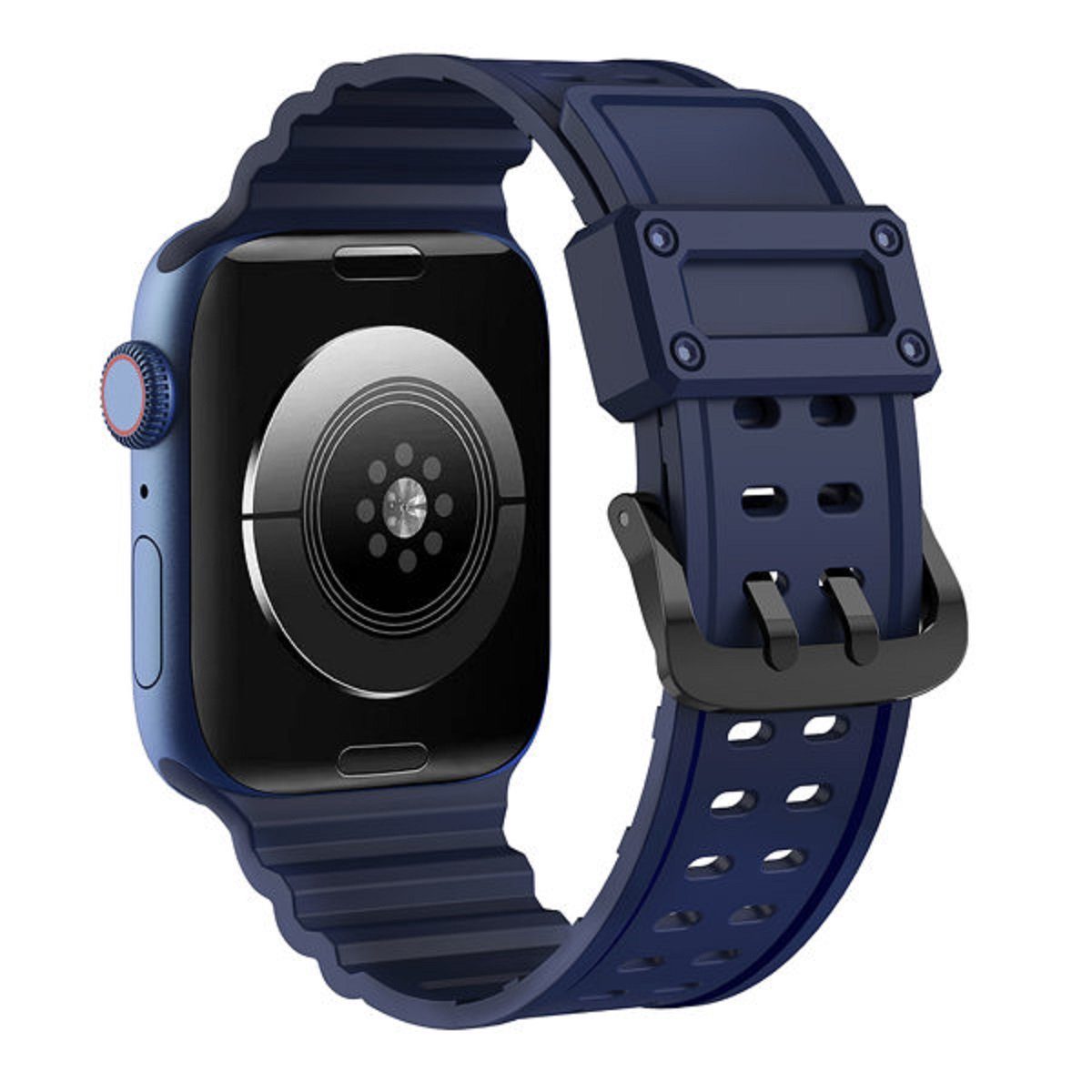 cofi1453 Smartwatch-Armband Ersatz Armband für Watch Ultra, SE, 8, 7, 6, 5, 4, 3, 2, 1 Dunkelblau