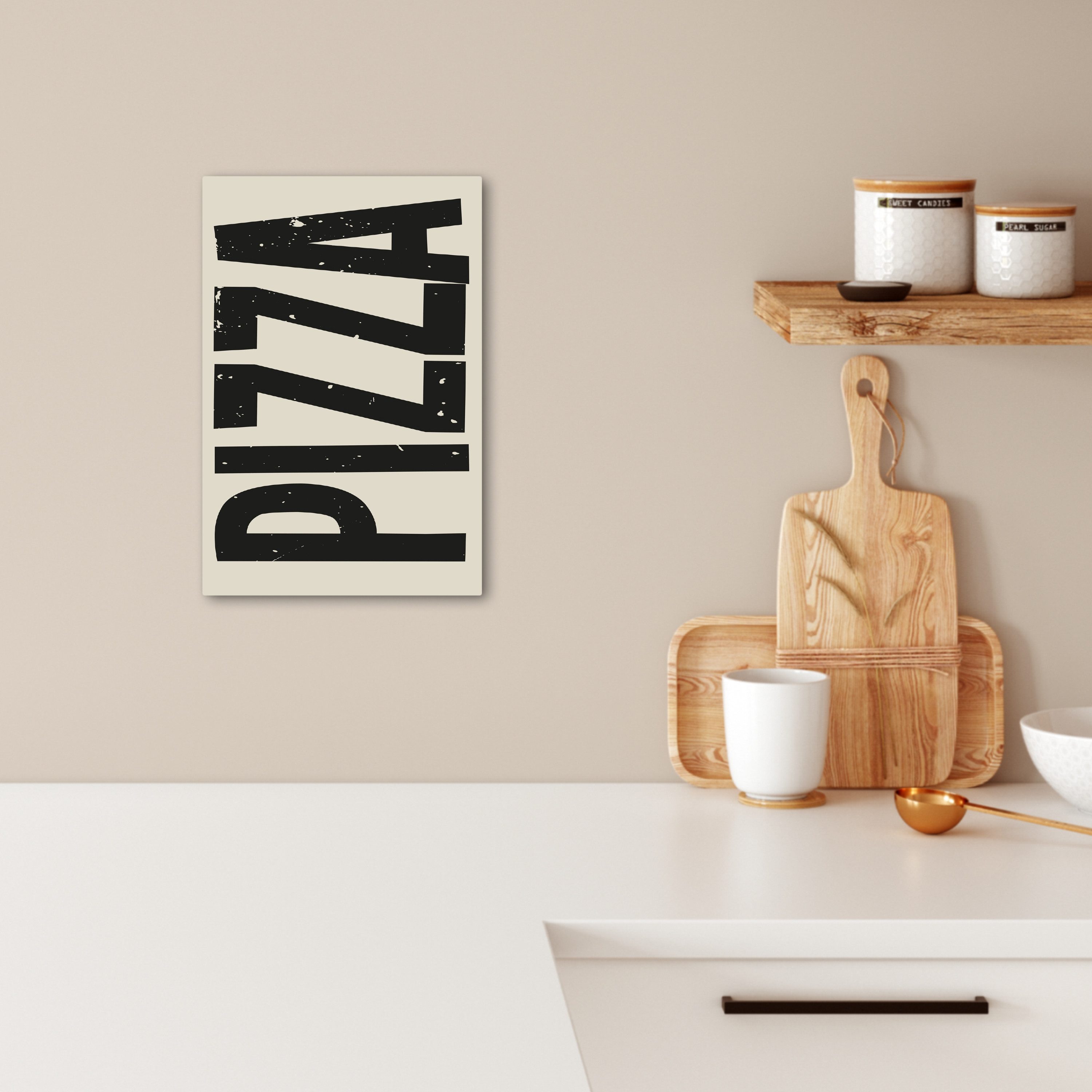 OneMillionCanvasses® Leinwandbild Pizza - Dekoration - günstig online kaufen