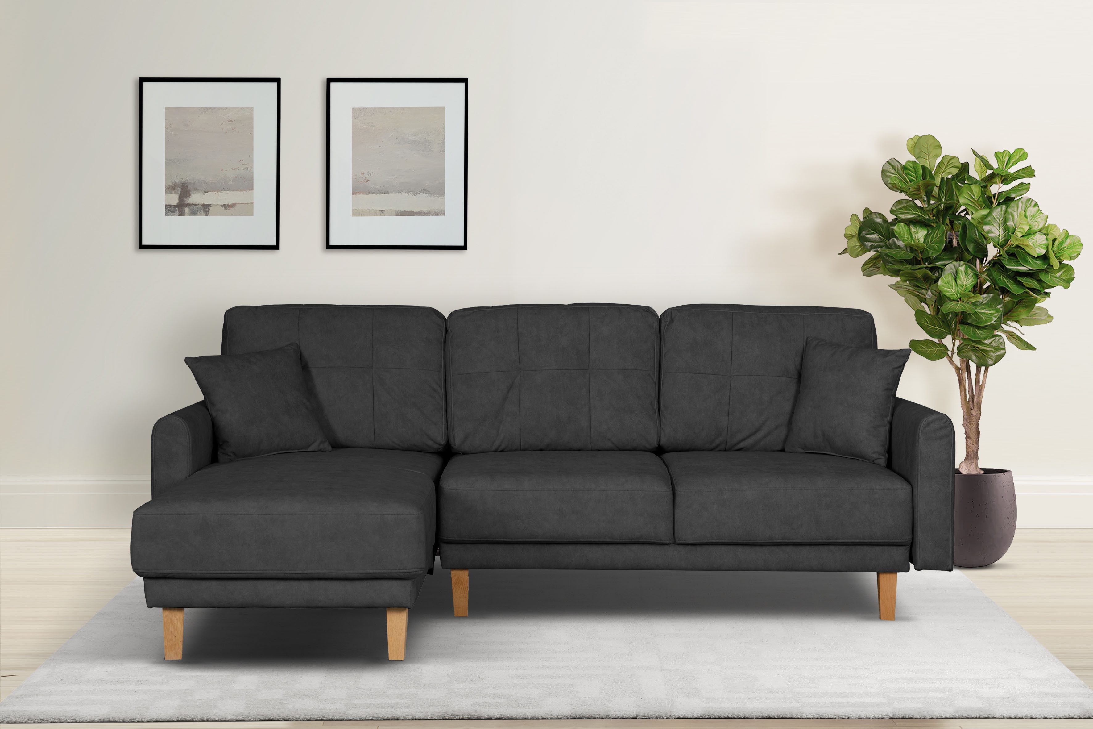 Home affaire Ecksofa TRIPLO optionale Schlafsofa günstig online kaufen