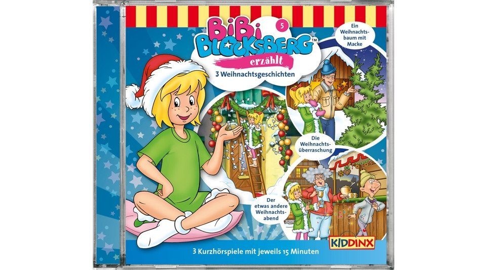 Hörspiel-CD Bibi Blocksberg erzählt F.05 - 3 Weihnachtsgeschichten