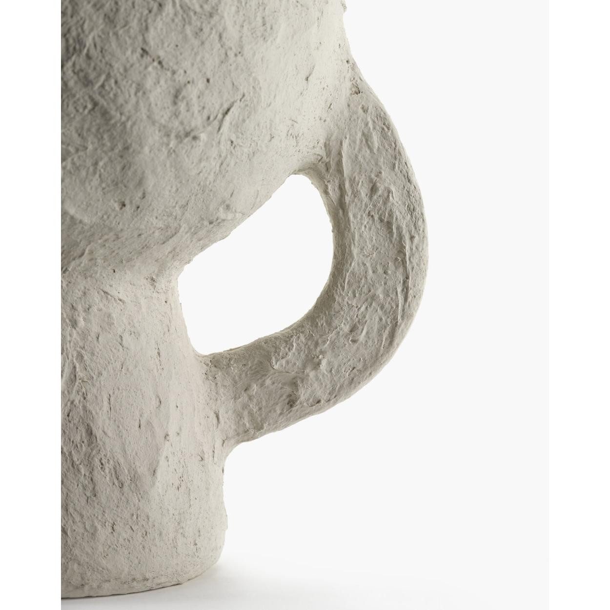 Serax Dekovase SERAX Vase Earth Small Paper Maché White (H22,5cm)