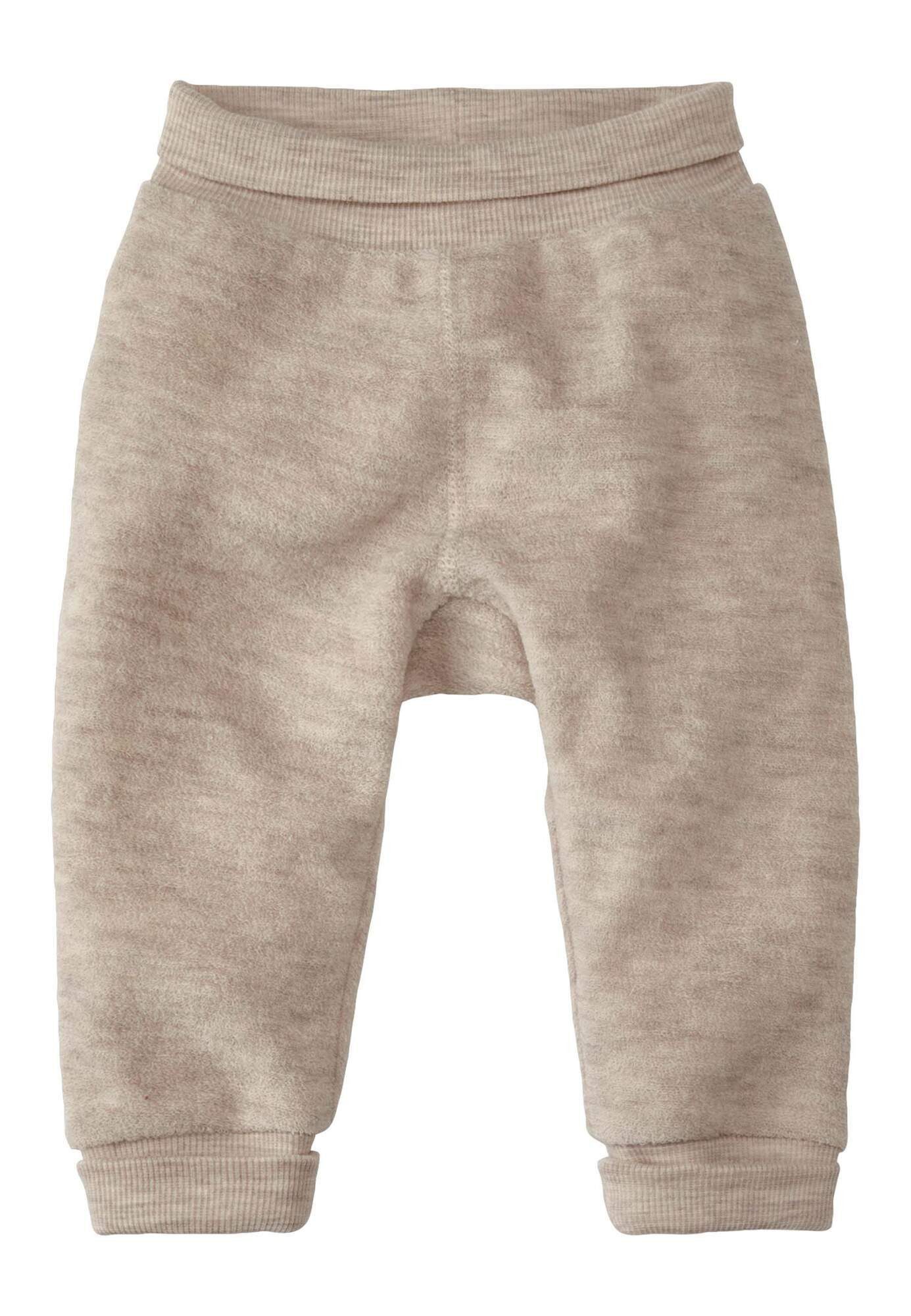 Hessnatur Jerseyhose Wollfrottee aus reiner Bio-Merinowolle (1-tlg)