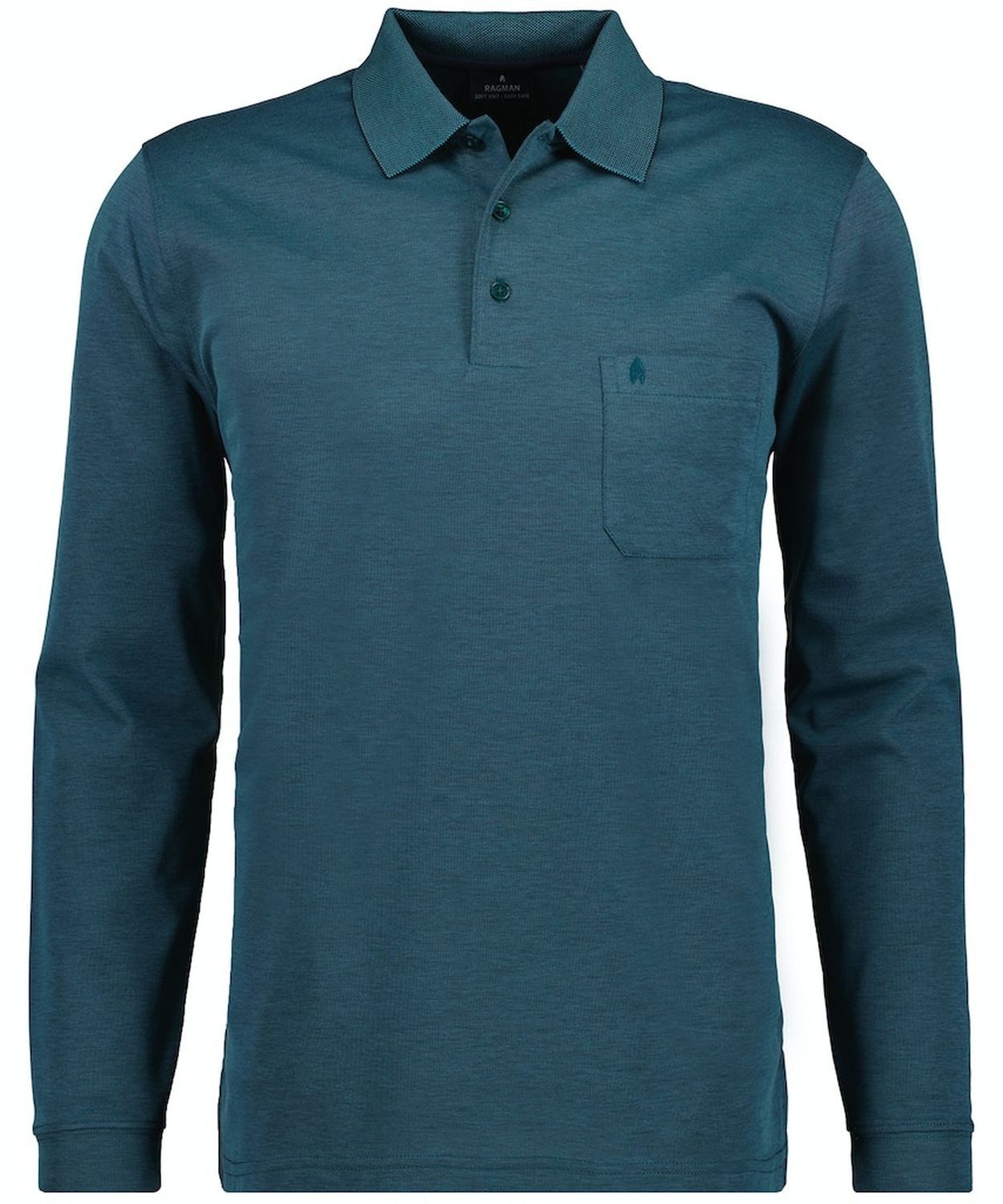 RAGMAN Langarm-Poloshirt Softknit langarm günstig online kaufen