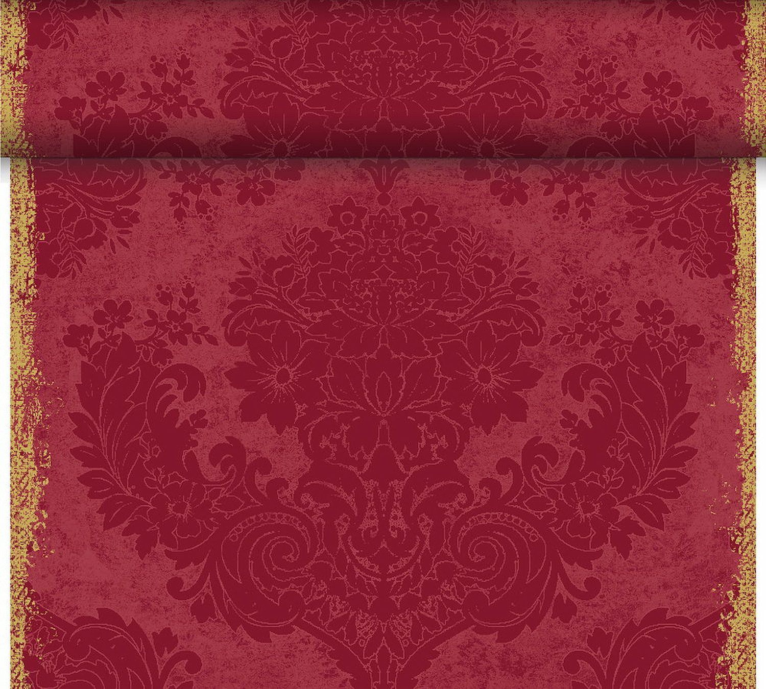 Duni Tischläufer 1 Dunicel® Tete-á-Tete, Royal bordeaux, 0,4 m x 24m, 183402