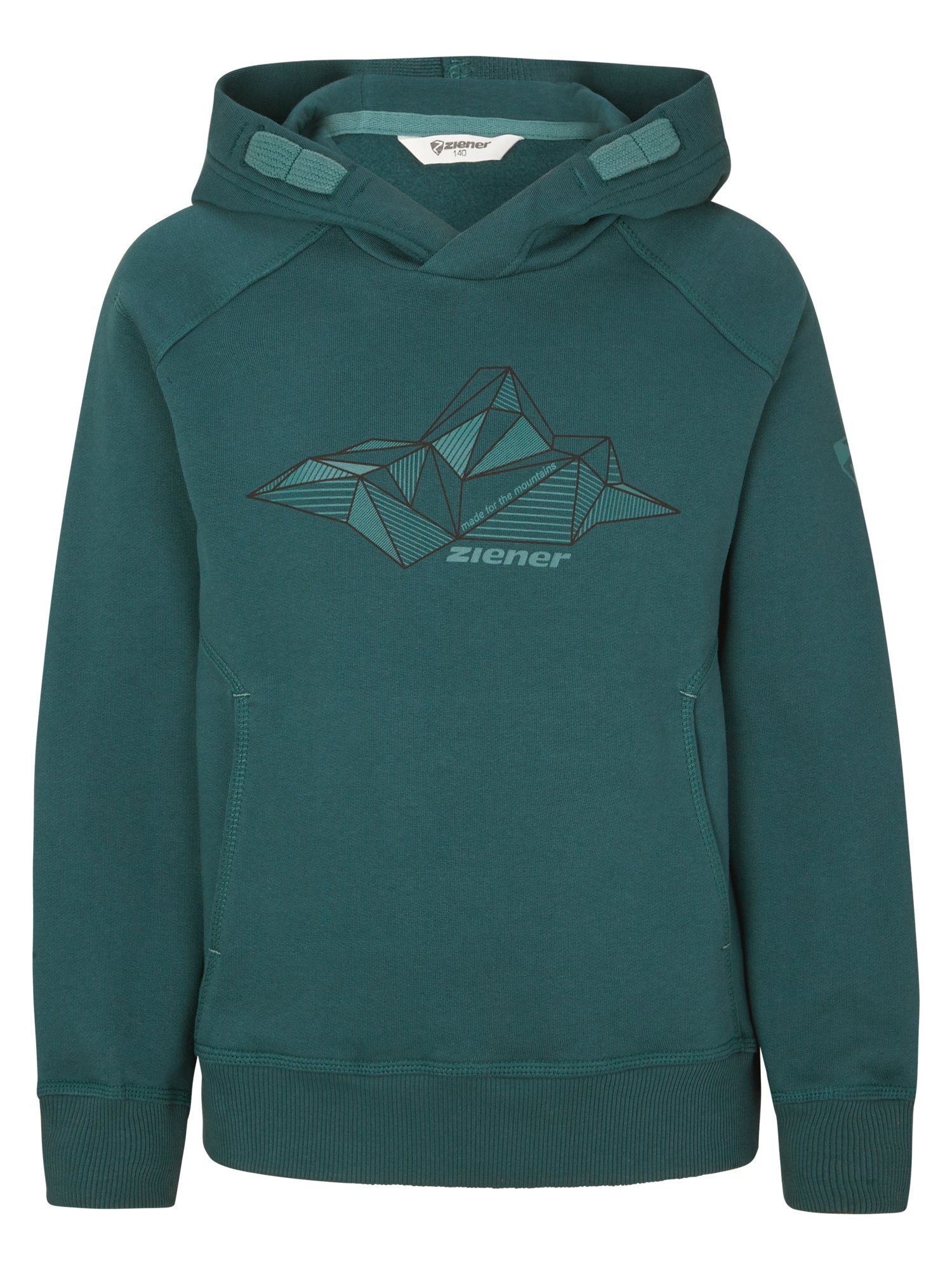 Junior Ziener dunkelgrün JALINA Hoodie