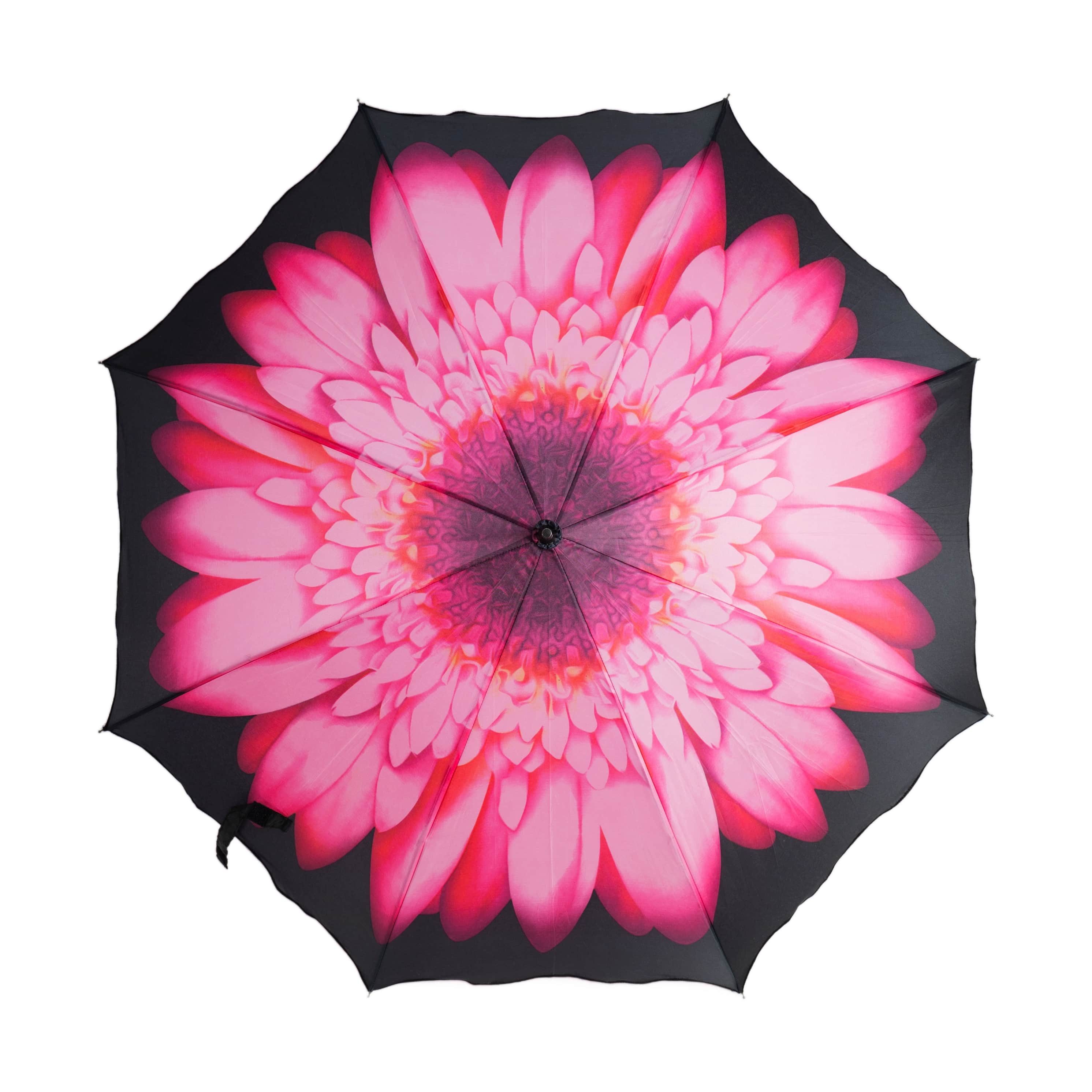 Susino Stockregenschirm mit Blumenmuster – Stabil, Windfest und Stilvoll