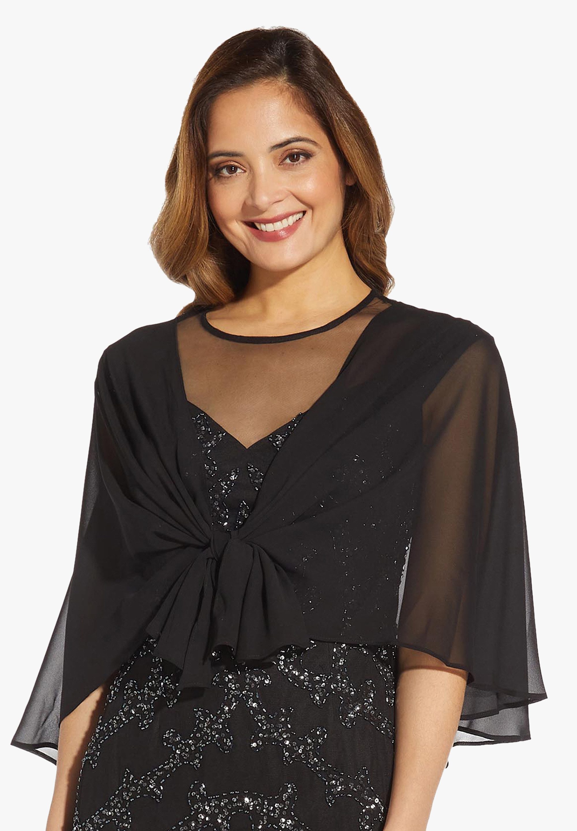 Adrianna Papell Bolero Chiffon Coverup Casual, günstig online kaufen