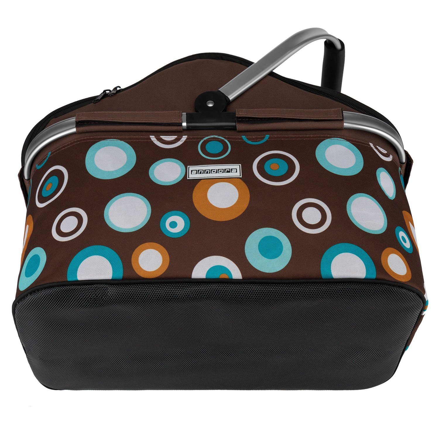 anndora Einkaufskorb thermo Shopper mit Kühlfunktion, 25 l, isolierter Deckel mit Reißverschluss - wasserdichter Boden