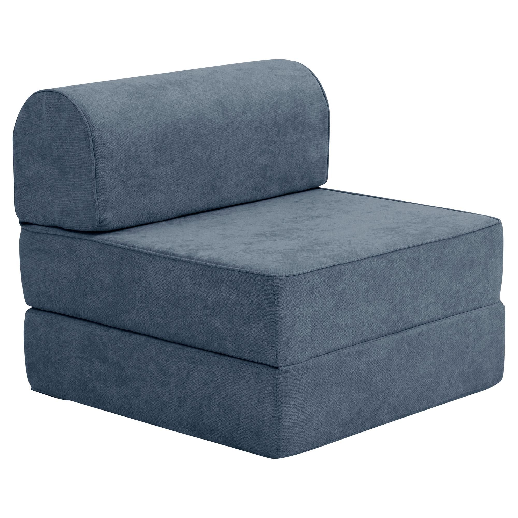 58 aufm Kessel Sessel Faltsessel Katusha Flachgewebe blau (Lieferung bis Verwendungsstelle, 1-St., Faltsessel), Bezug und Farbe individuell wählbar für persönliches Wohnambiente