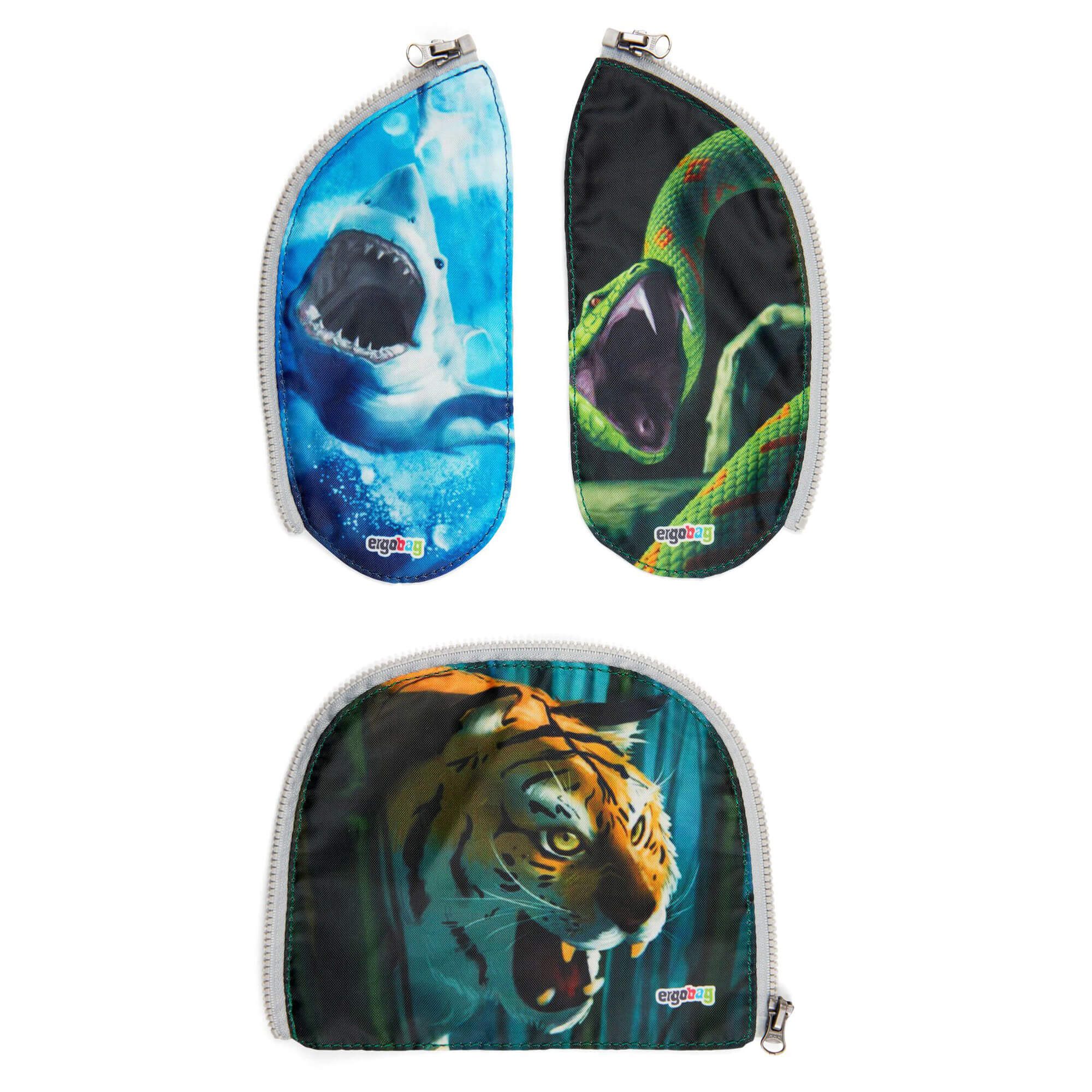 ergobag Schulranzen Zubehör Pack / Cubo / Cubo light Zippies - Zip-Set 3tlg. (Gefährliche