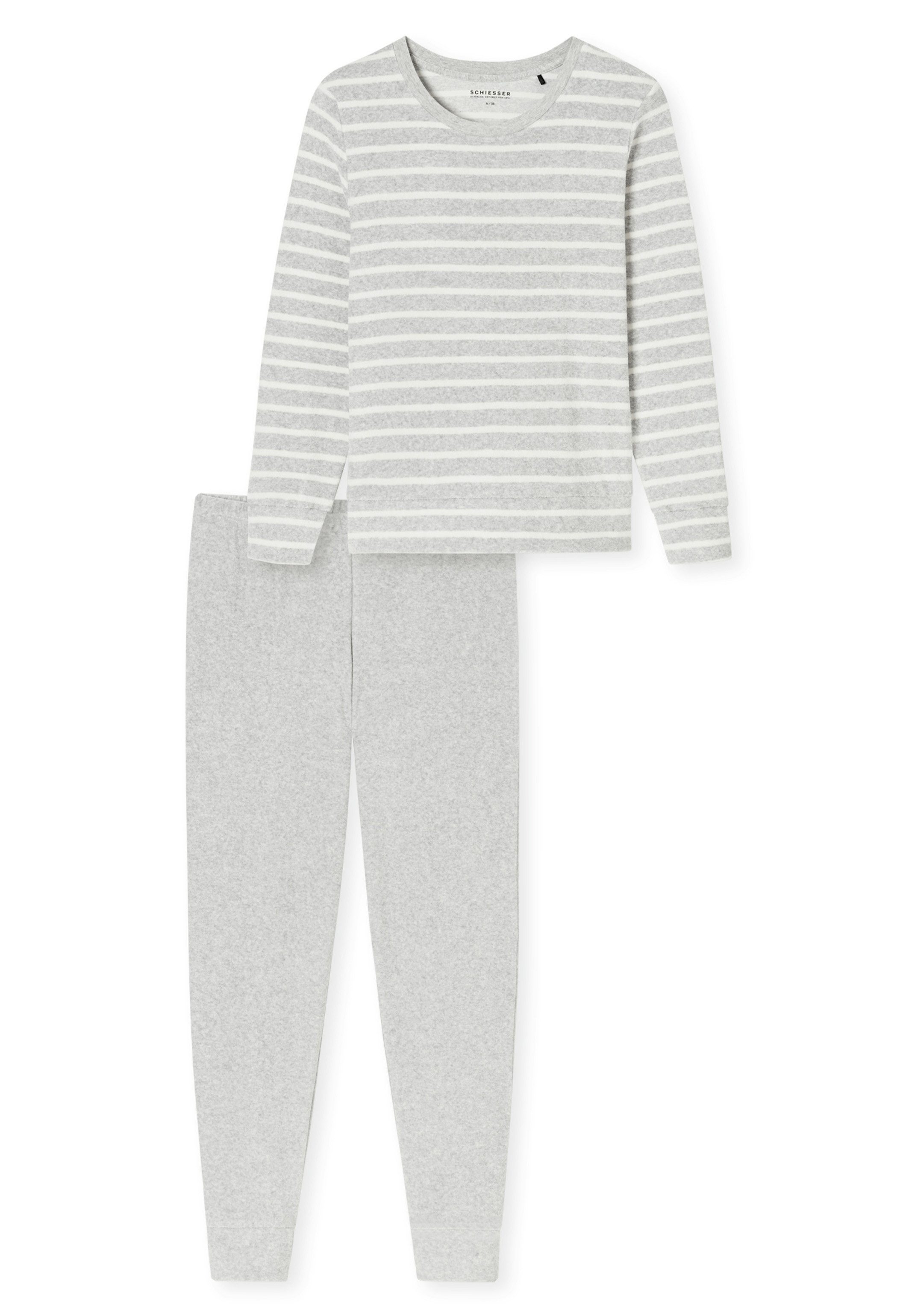 Schiesser Pyjama Casual Essentials (Set, 2 tlg) Schlafanzug - Baumwolle - A günstig online kaufen