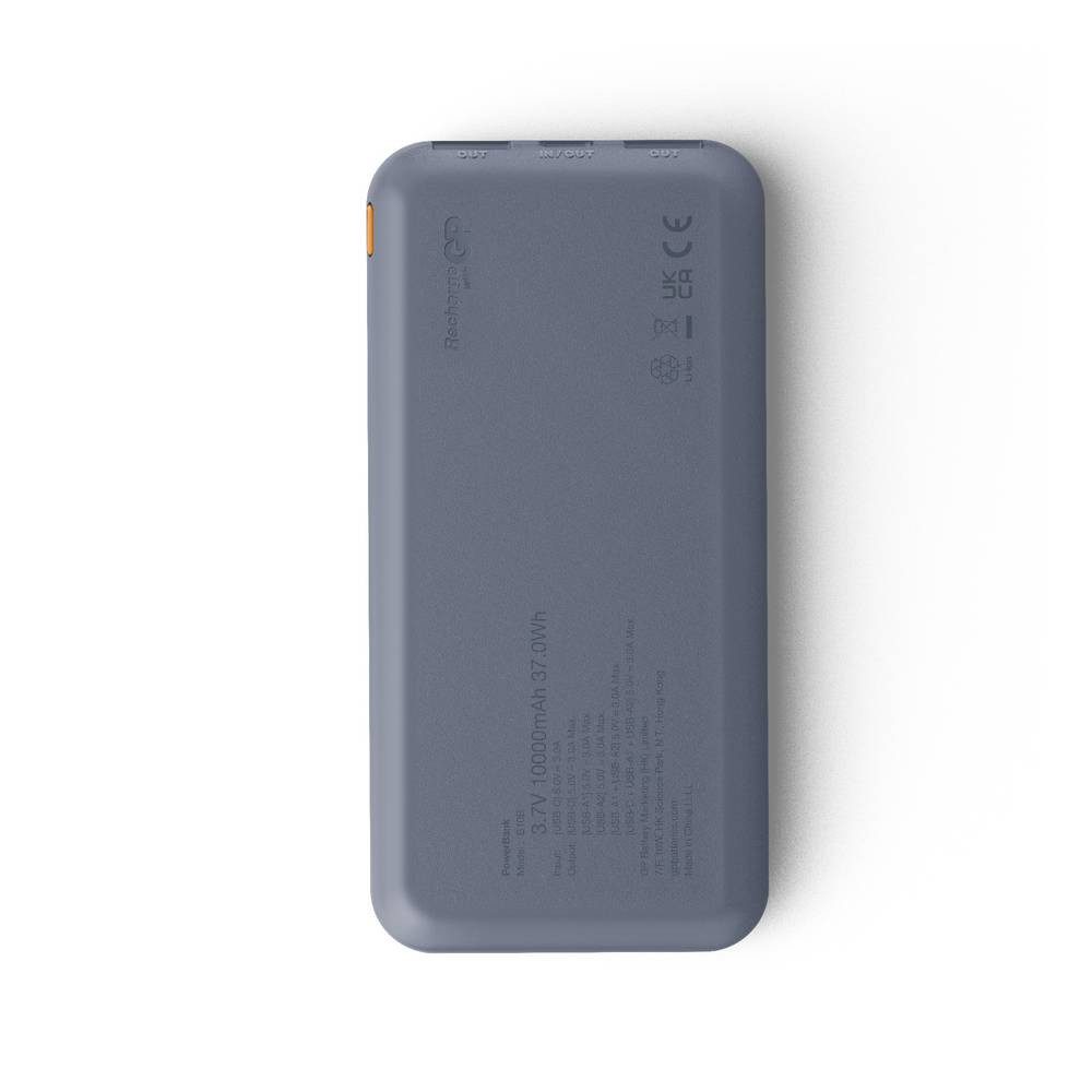 Gp Powerbank B10B 10 mAh, 2x USB-A, 1x USB-C Anschlüsse GPPBB10BBLBSR547 Powerbank