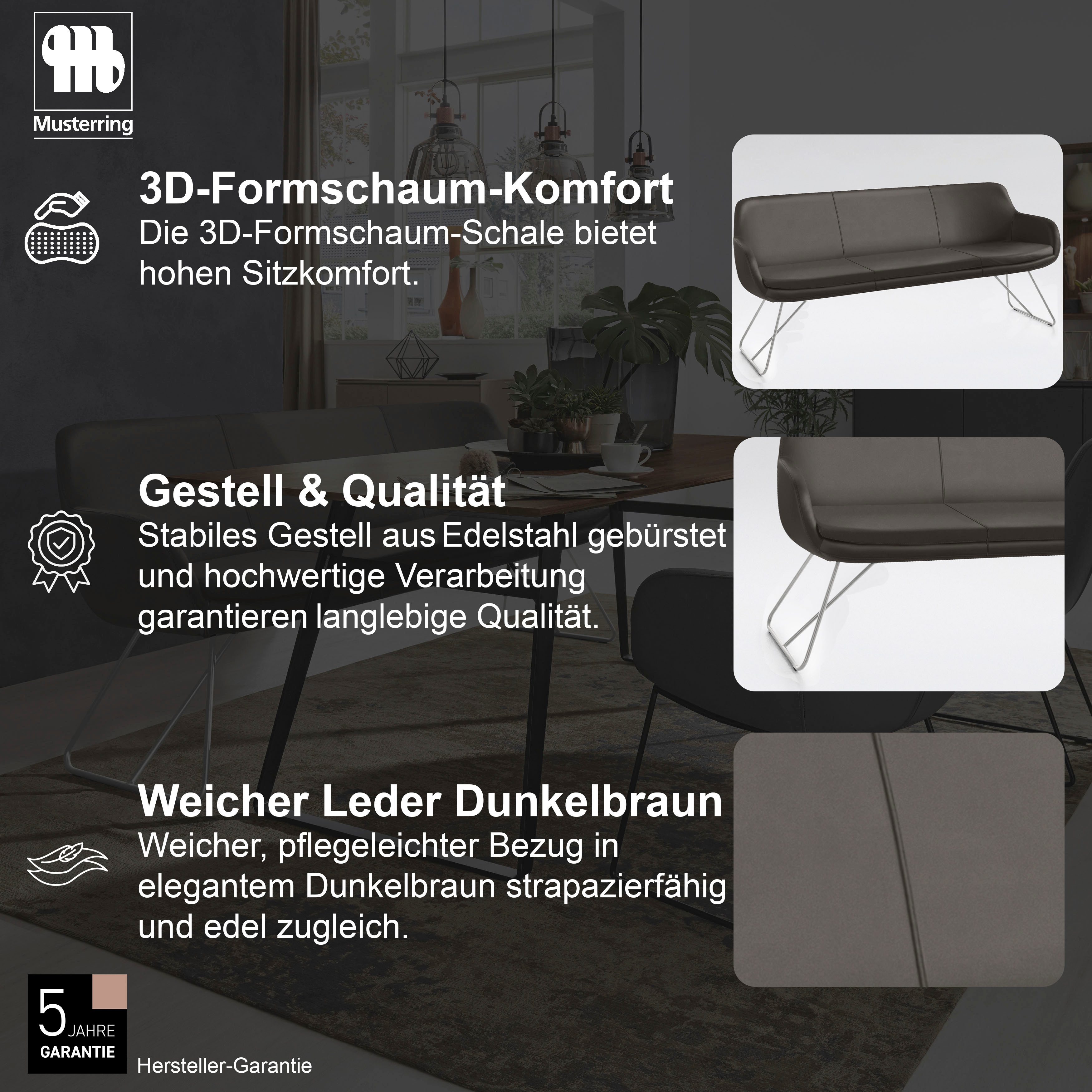 Musterring Essbank Tavia, Schlittengestell in drei Ausführungen, Breite 180, 200 oder 220 cm