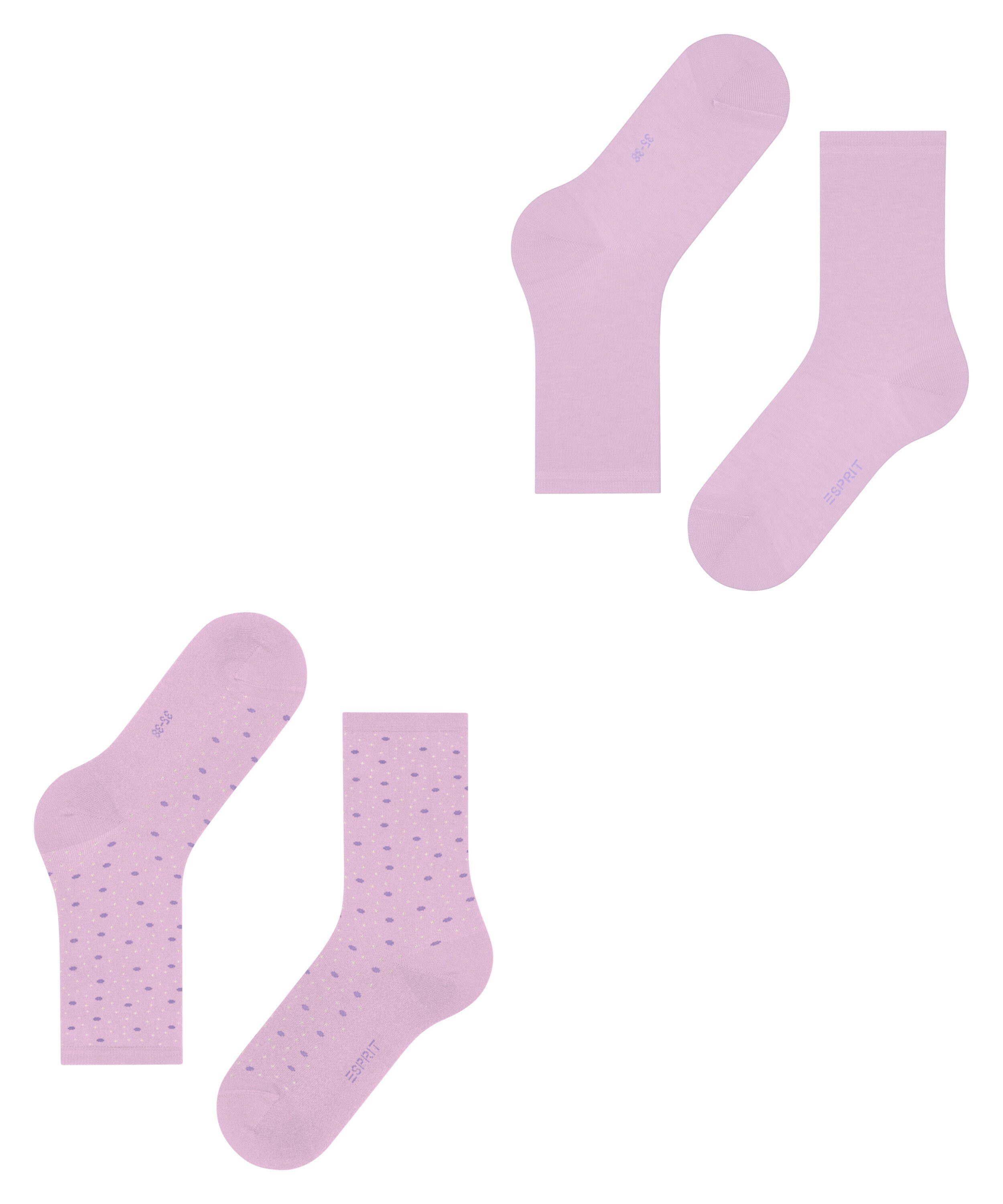 Playful Dot Socken Esprit 2-Pack lupine (2-Paar) (8299)