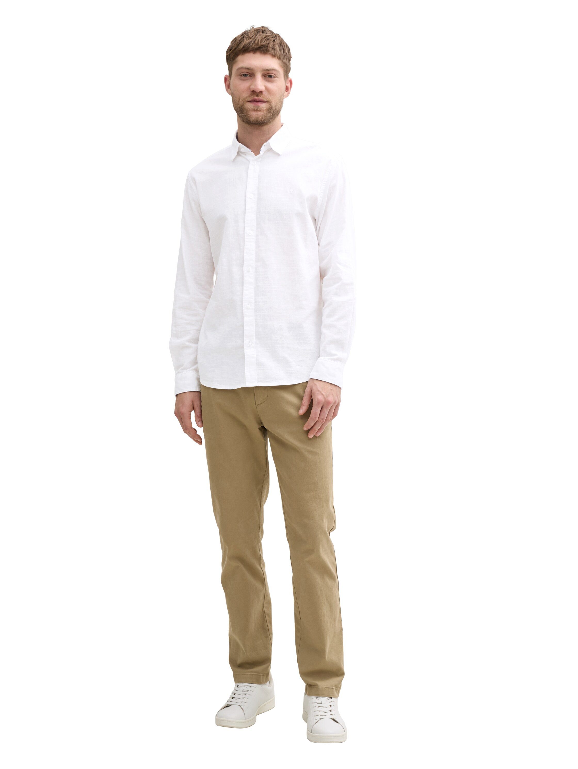TOM TAILOR Langarmhemd Regular Fit Chambray günstig online kaufen