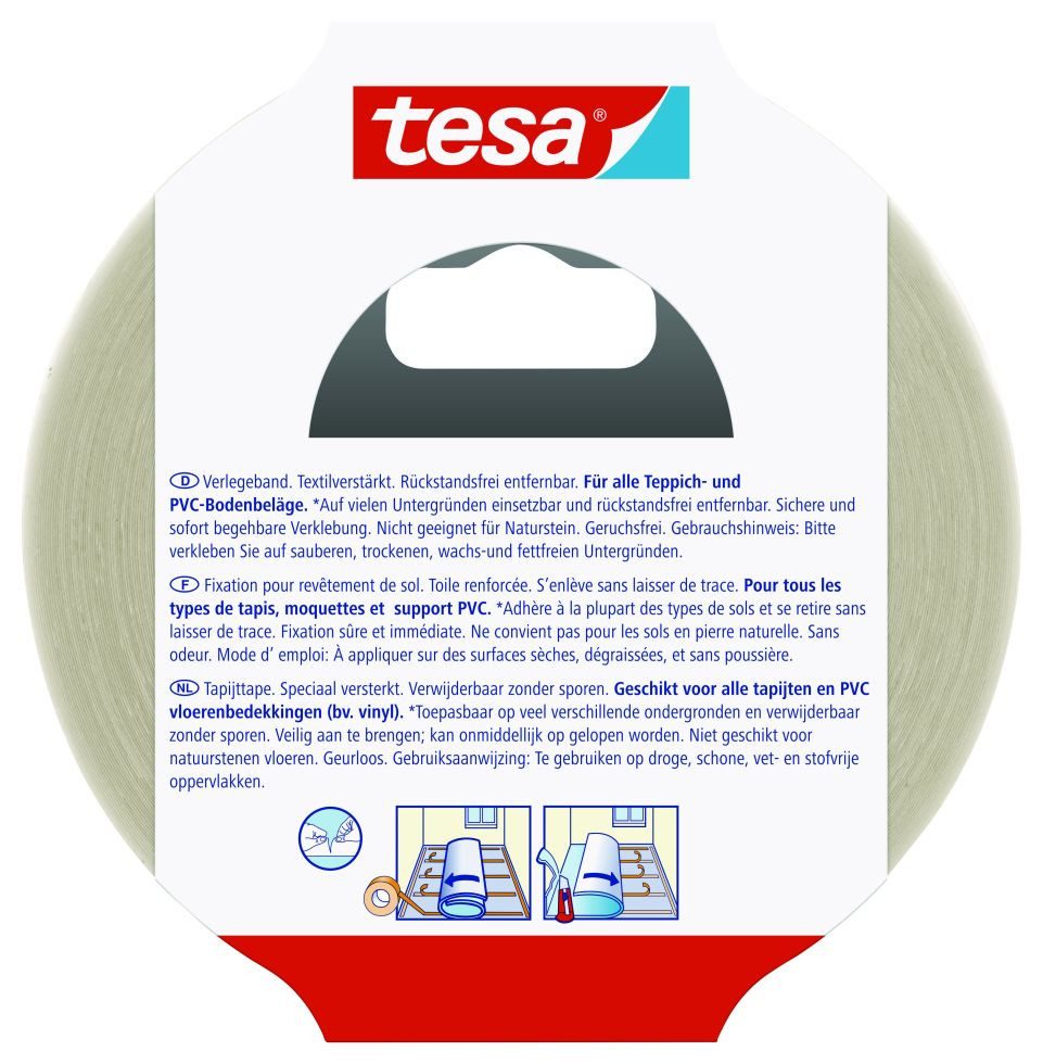 tesa Verlegeband tesa Verlegeband 25 m x 50 mm, gewebeverstärkt günstig online kaufen