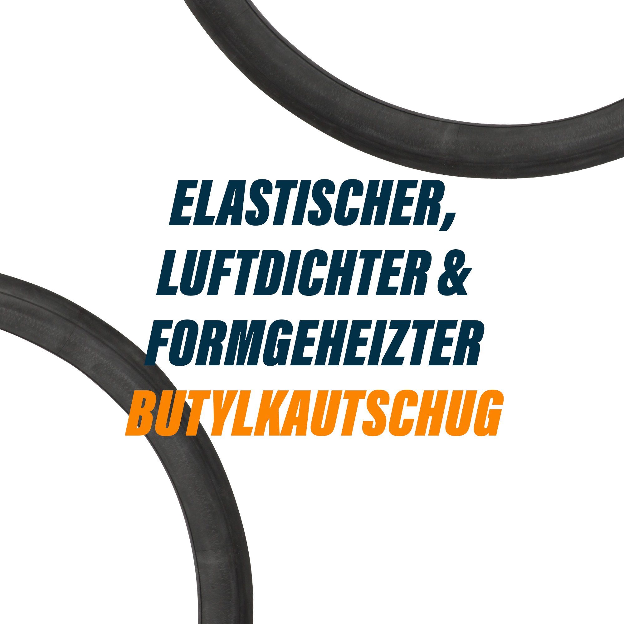 Bestlivings Fahrradschlauch vers. Schlauchgrößen 12 - 29 Zoll, 12 Zoll, (1-St., ETRTO-Norm: 47/62 - 203), Fahrradschlauch (Auto Ventil) - 12 Zoll Innenschlauch Ersatzschlauch