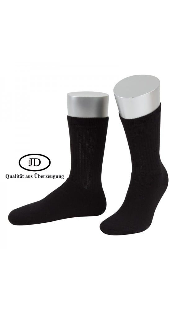 JD Tennissocken Crew Classic schwarz - 1 Paar