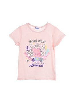 Peppa Pig Shorty Peppa Wutz Kinder Mädchen Pyjama langarm Nachtwäsche (2 tlg)