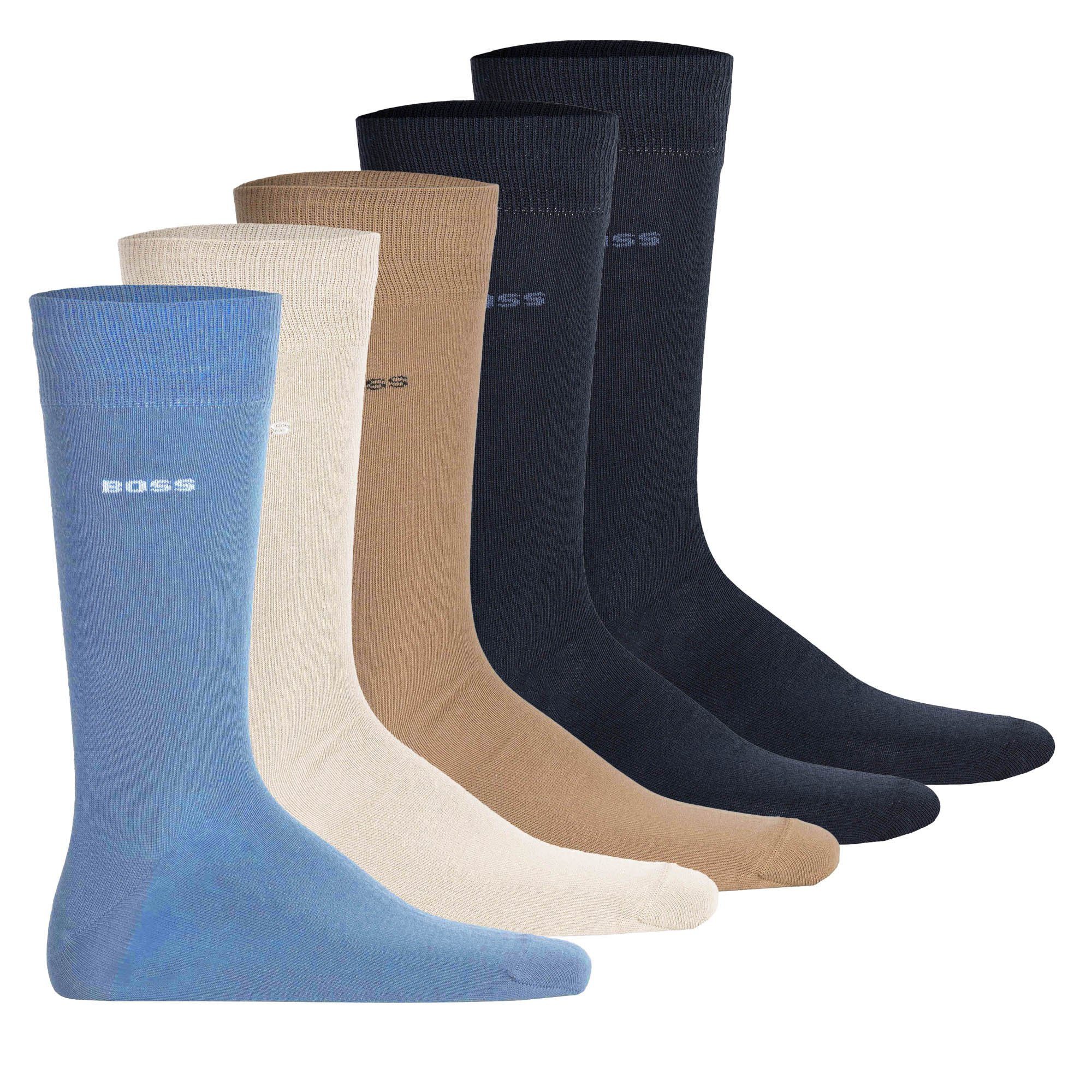 BOSS Kurzsocken Herren Socken 5er Pack Baumwolle (Packung, 5er Pack) günstig online kaufen