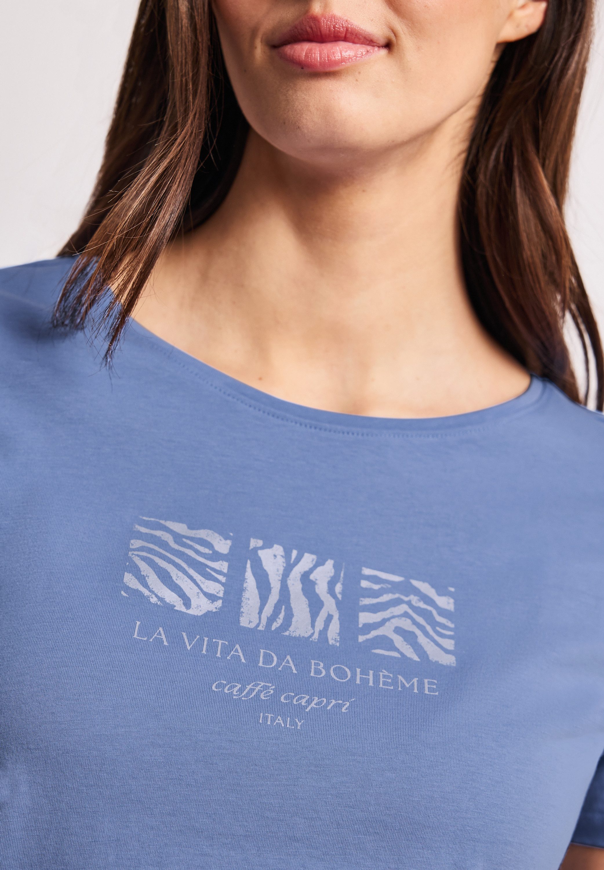 STREET ONE Kurzarmshirt Sommershirt mit Print – Bild 3 von 5