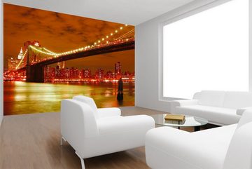 WandbilderXXL Fototapete Brookly Bridge, glatt, New York, Vliestapete, hochwertiger Digitaldruck, in verschiedenen Größen