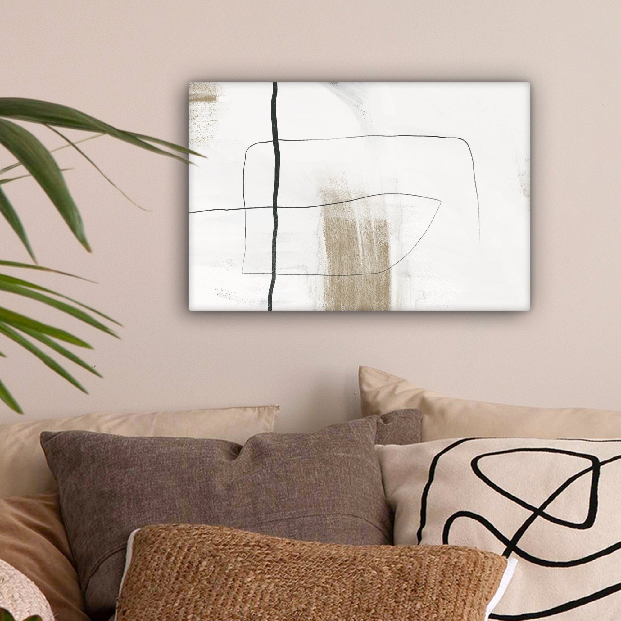 OneMillionCanvasses® Leinwandbild Farbe - Schwarz - günstig online kaufen