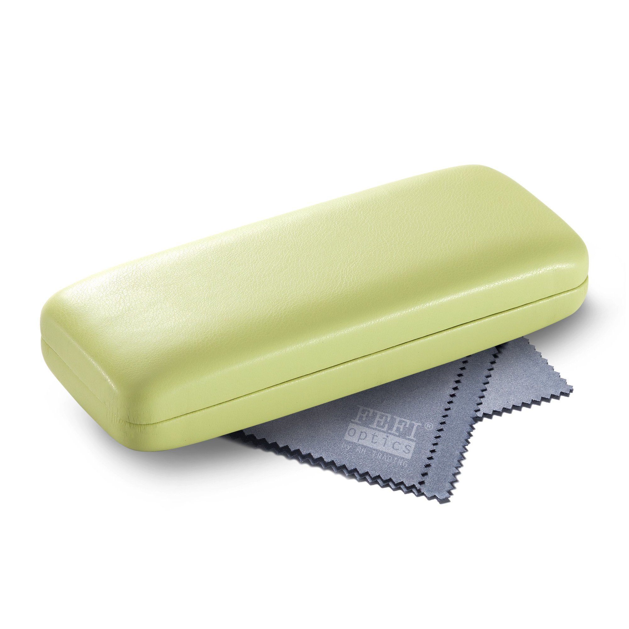FEFI Brillenetui Hardcase, in Pastell-Farben, Set aus 1 Etui + hochwertigem Mikrofasertuch