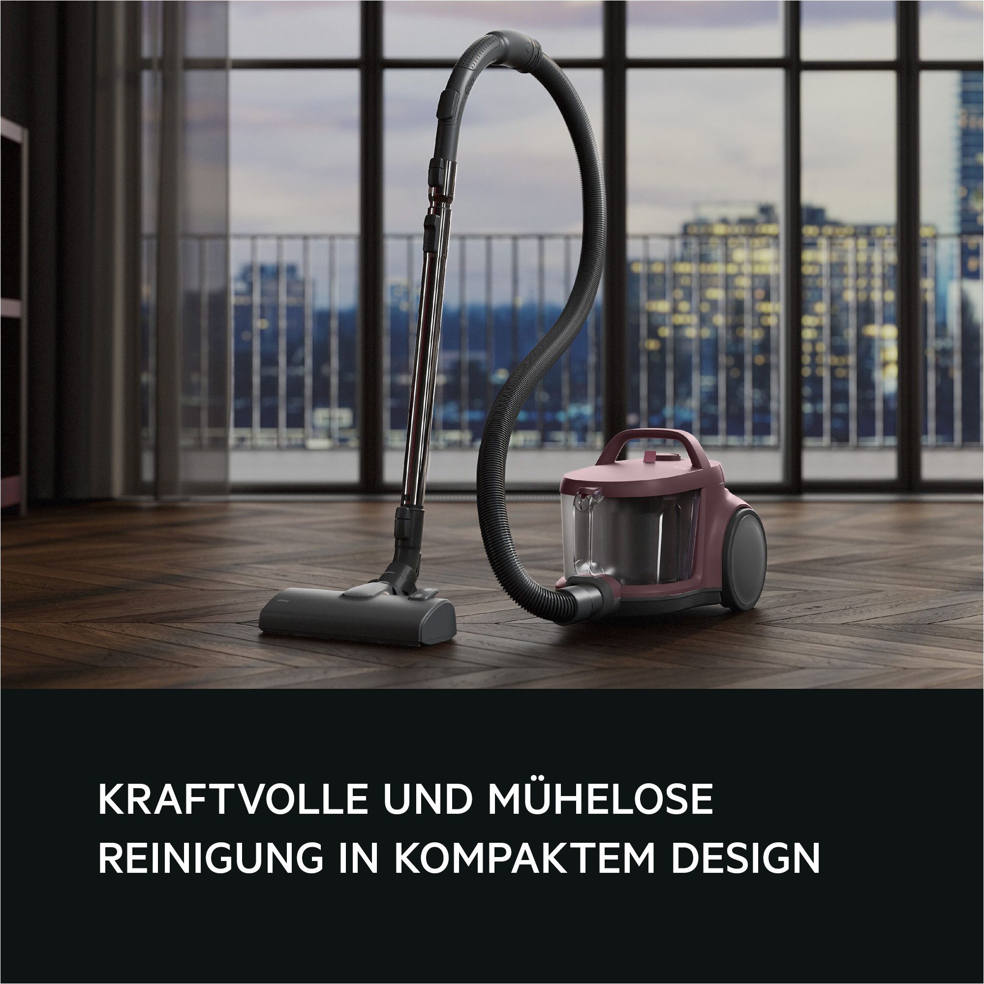 AEG Bodenstaubsauger CLEAN 5000BEUTELLOSER STAUBSAUGER (AL51C1DRF), 1000 W, beutellos, hohe Saugleistung, kompakt, AllFloor-Bodendüse, waschbarer HEPA-Filter – Bild 2 von 5