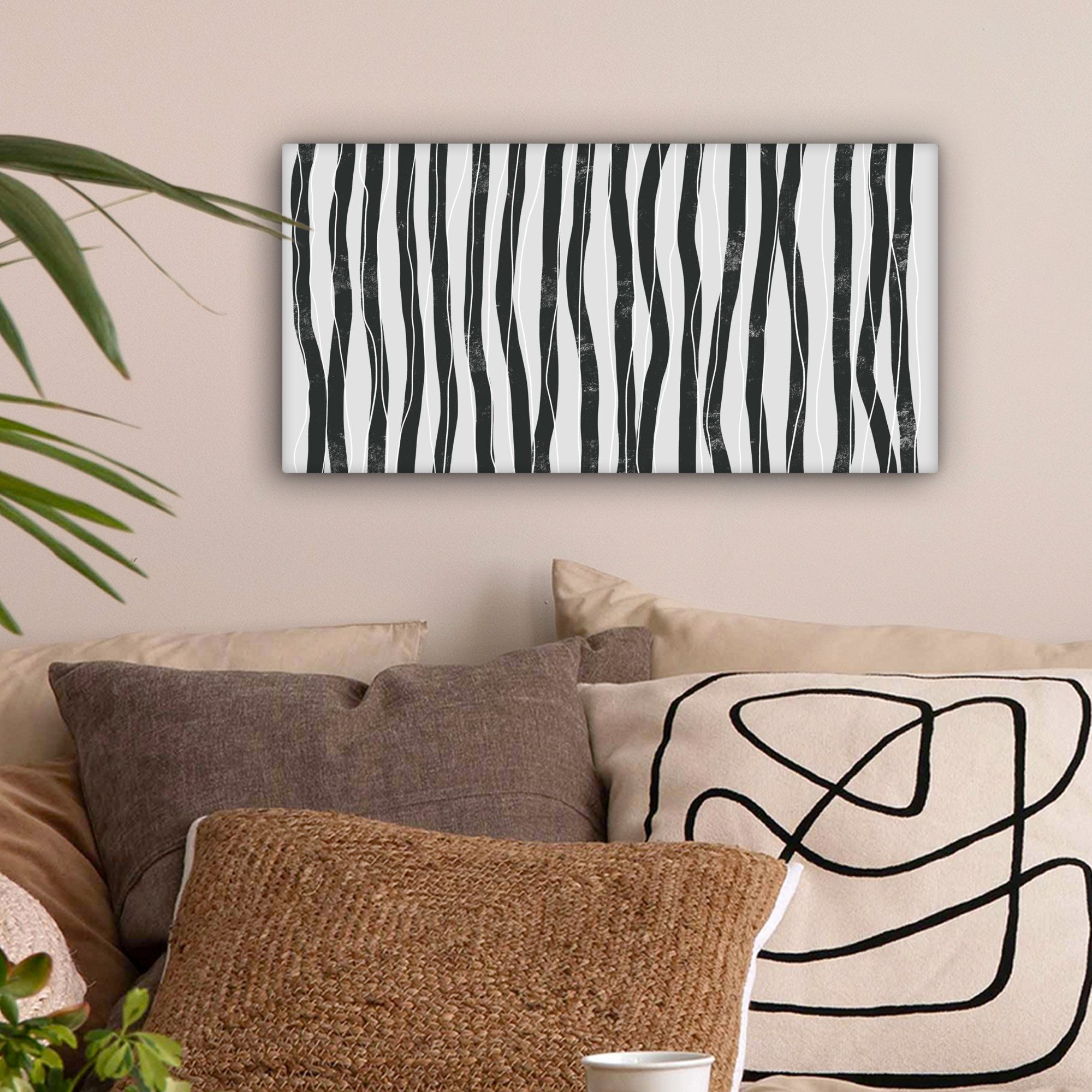 OneMillionCanvasses® Leinwandbild Panorama Kunst - Abstrakt günstig online kaufen