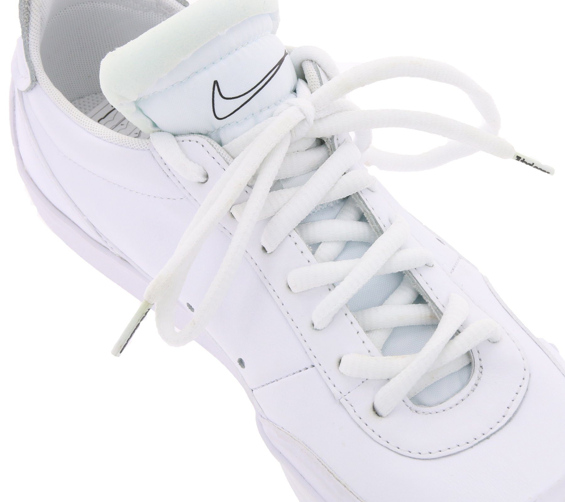 Tubelaces Schnürsenkel TubeLaces Schnürsenkel schlichte Schuh Schnürbänder Schuhband Weiß