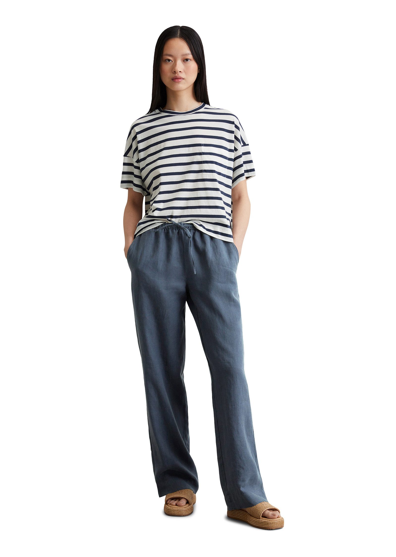 Marc O'Polo chino trousers with elastic waistband