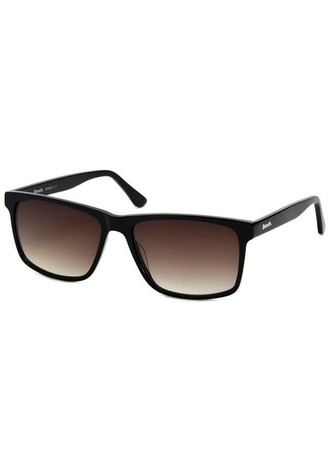 Bench. Sonnenbrille Klassische aus Azetat. brillantem schwarze Herrensonnenbrille