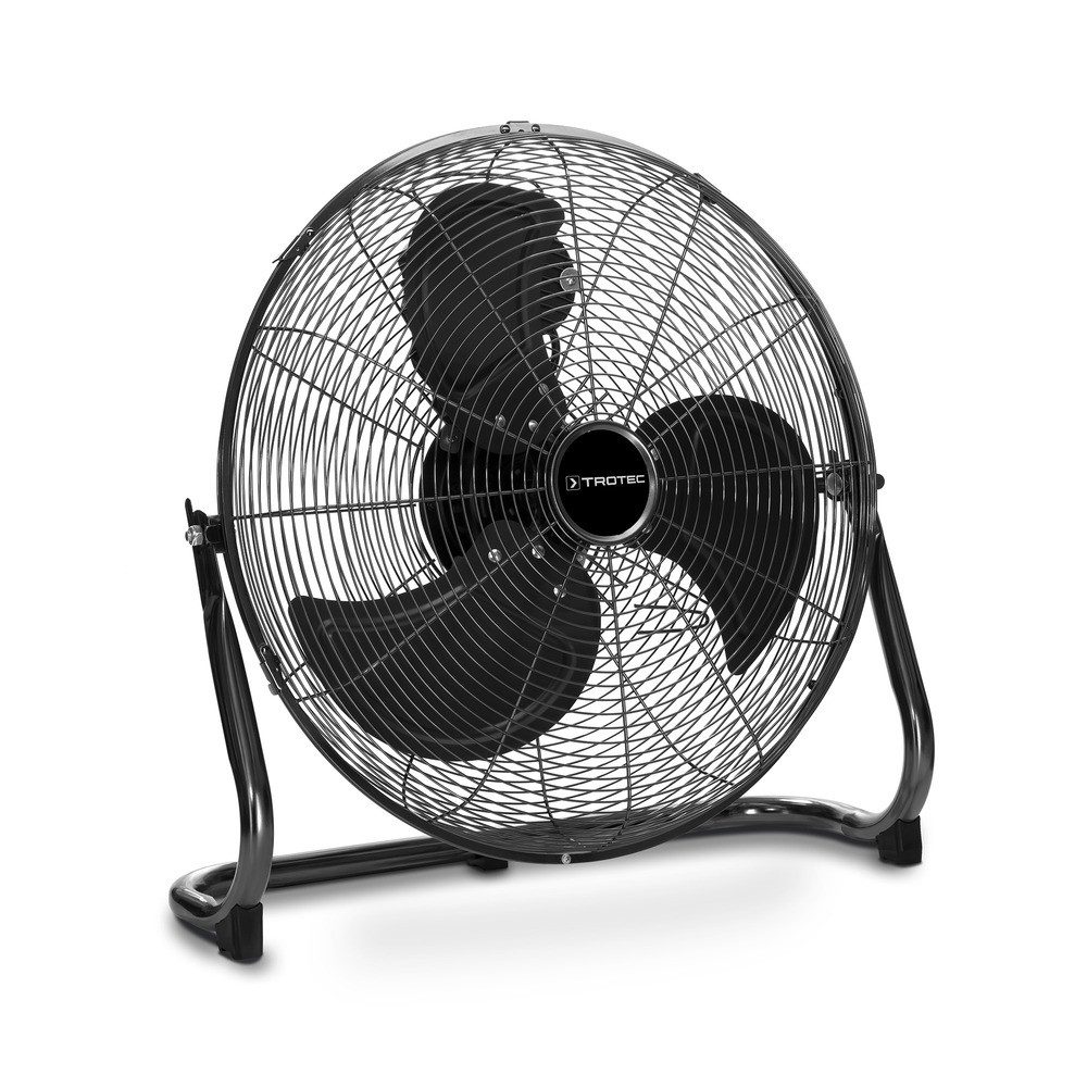 TROTEC Bodenventilator TROTEC Bodenventilator TVM 19, Hochleistungs-Bodenventilator schwarz, 50 cm Durchmesser