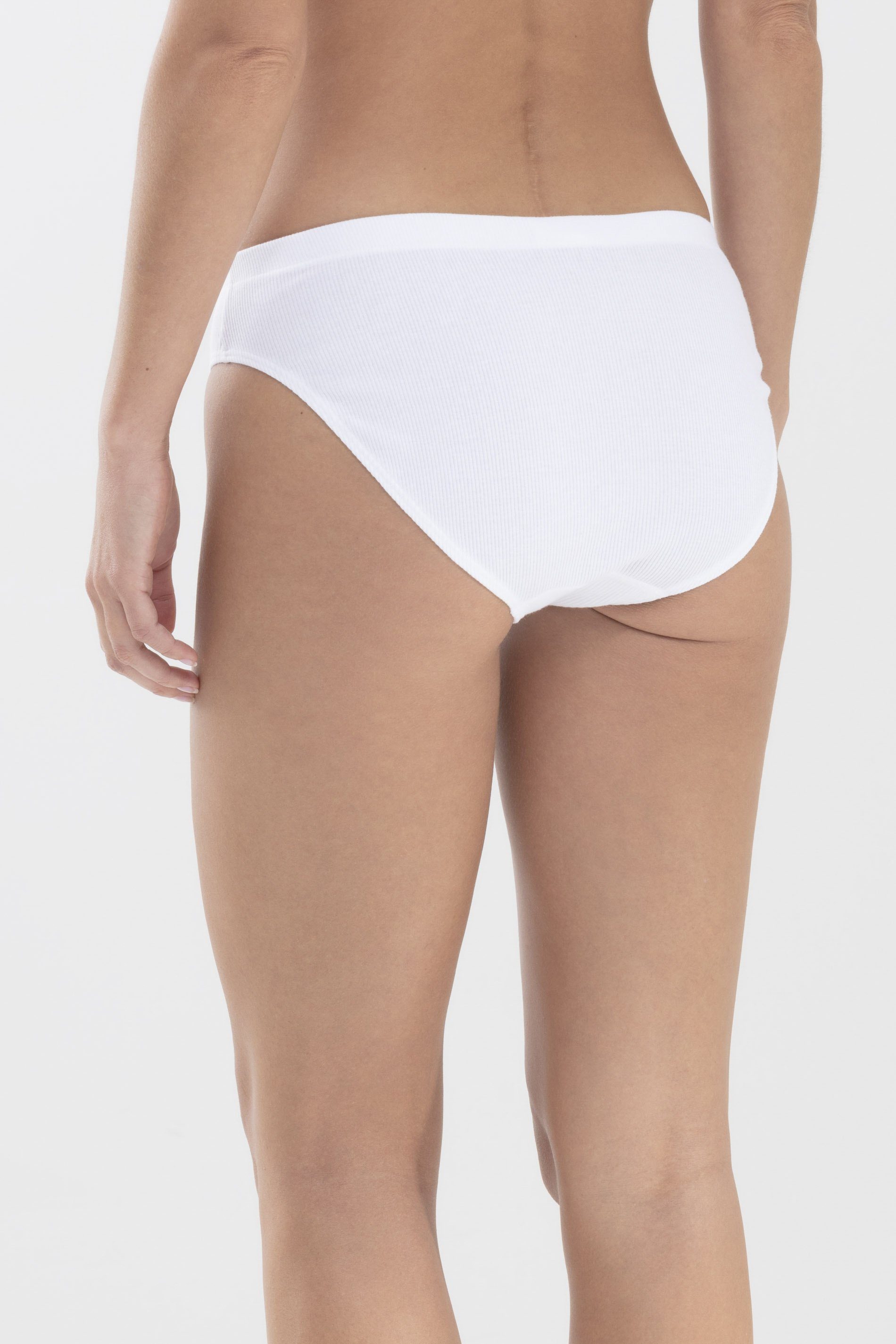 (1er-Pack) Weiss Mey Jazz-Pants Organic Slips Unifarben Serie Cotton