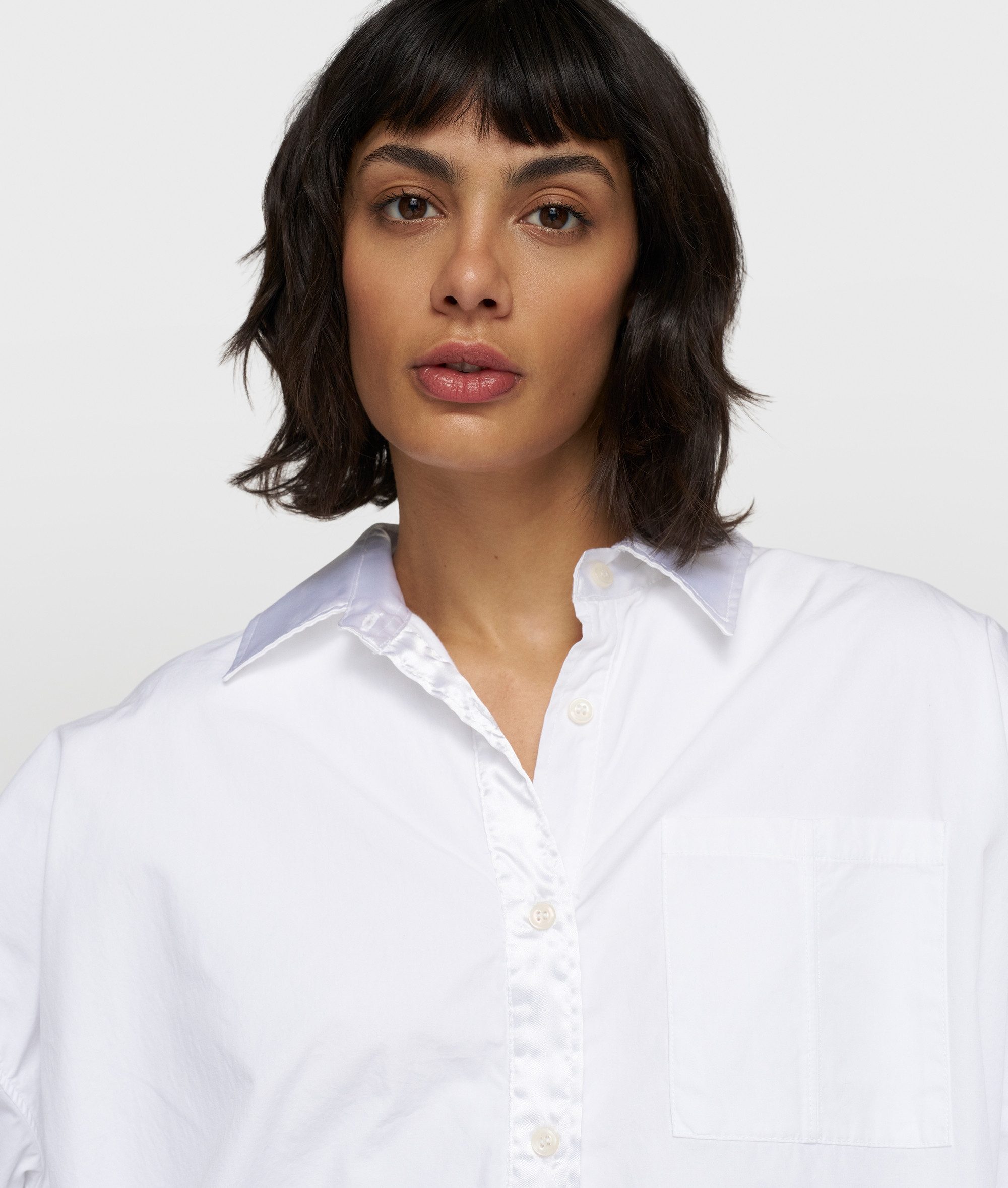10DAYS Klassische Bluse cropped smoking blouse günstig online kaufen