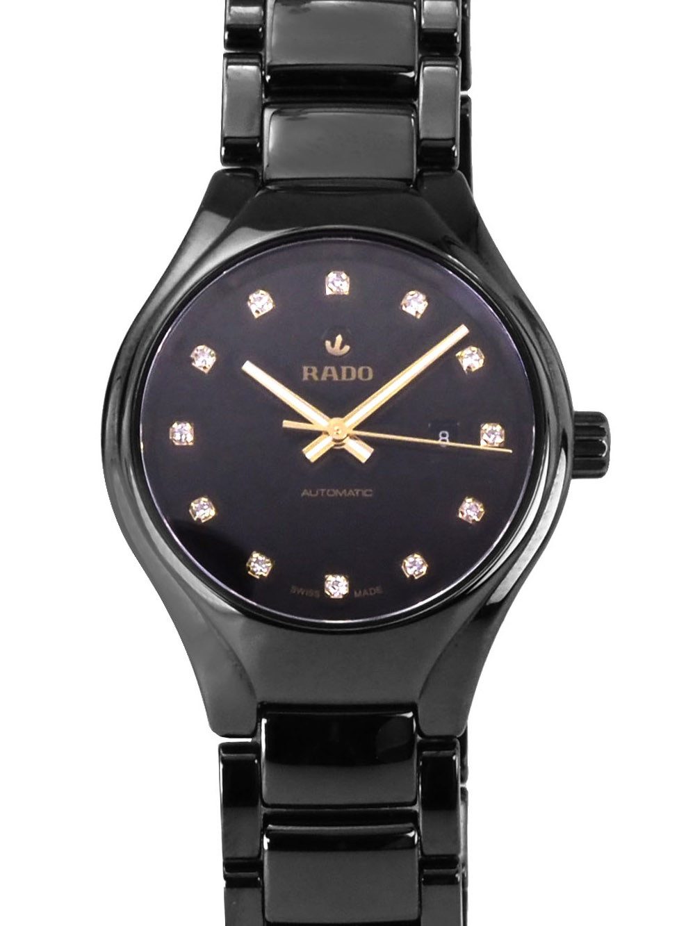 Rado Automatikuhr Damen Uhr R27242732 True Round Diamonds Swiss Made Ø 30,5 mm