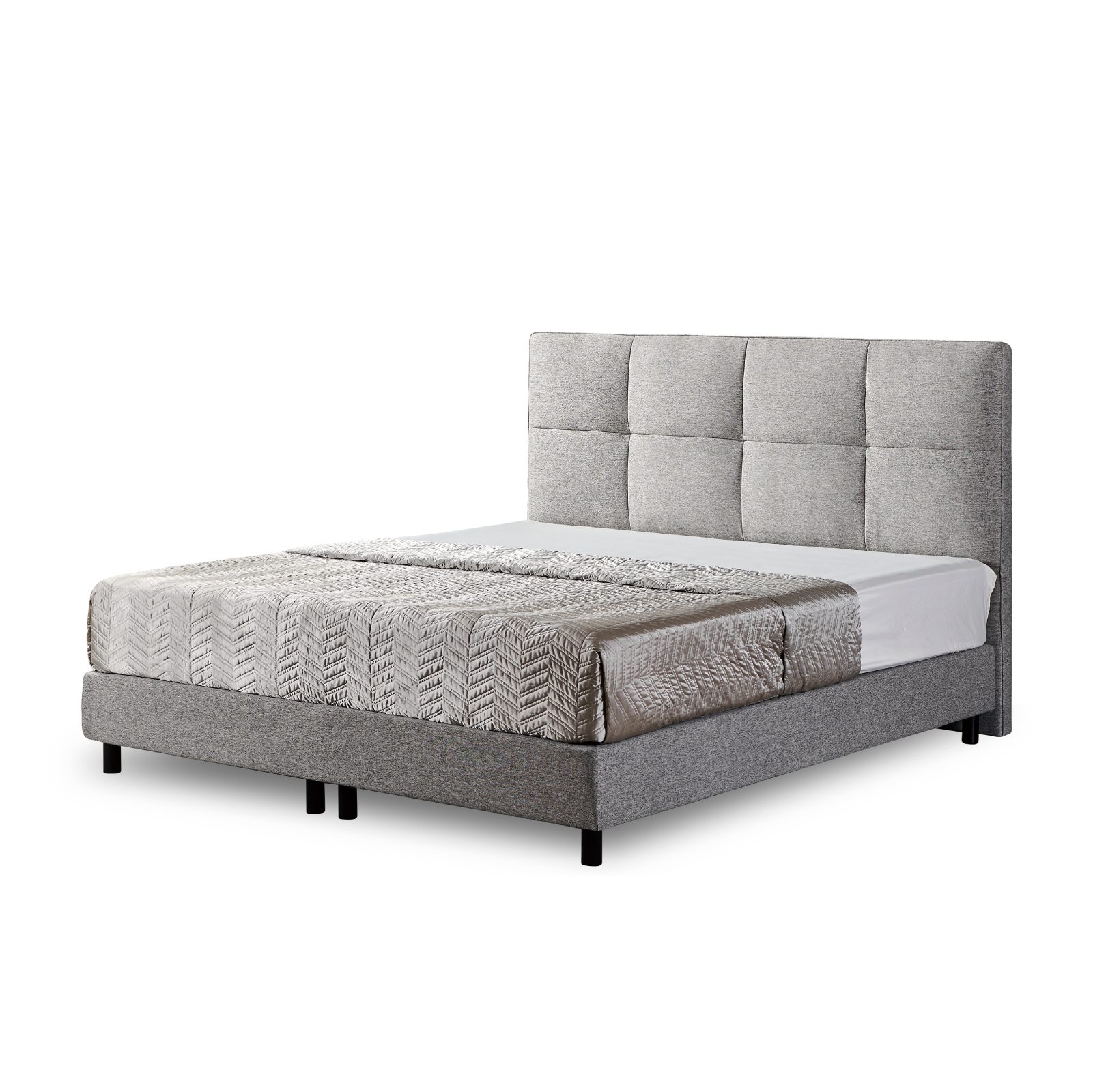 V6 Boxspringbett Modell 213 mit Taschenfederkernmatratze