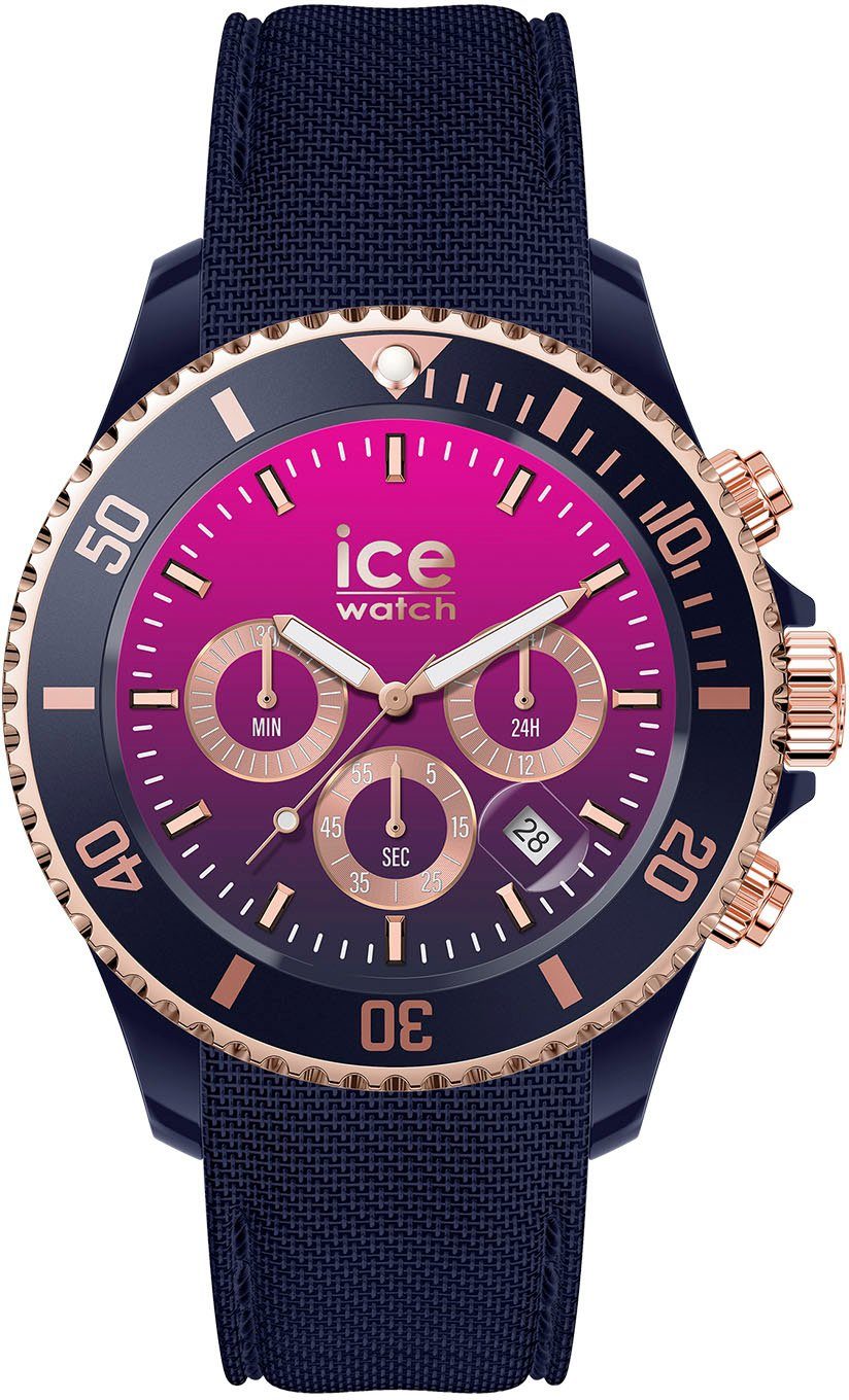 - Medium Pink CH, - 021642 Chronograph chrono ice-watch Dark blue ICE -