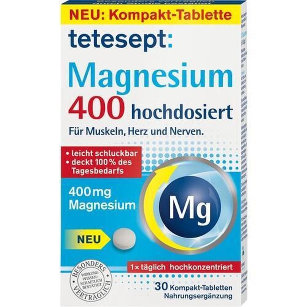 Tetesept TETESEPT Magnesium 400 hochdosiert Tabletten 30 Stück Tabletten