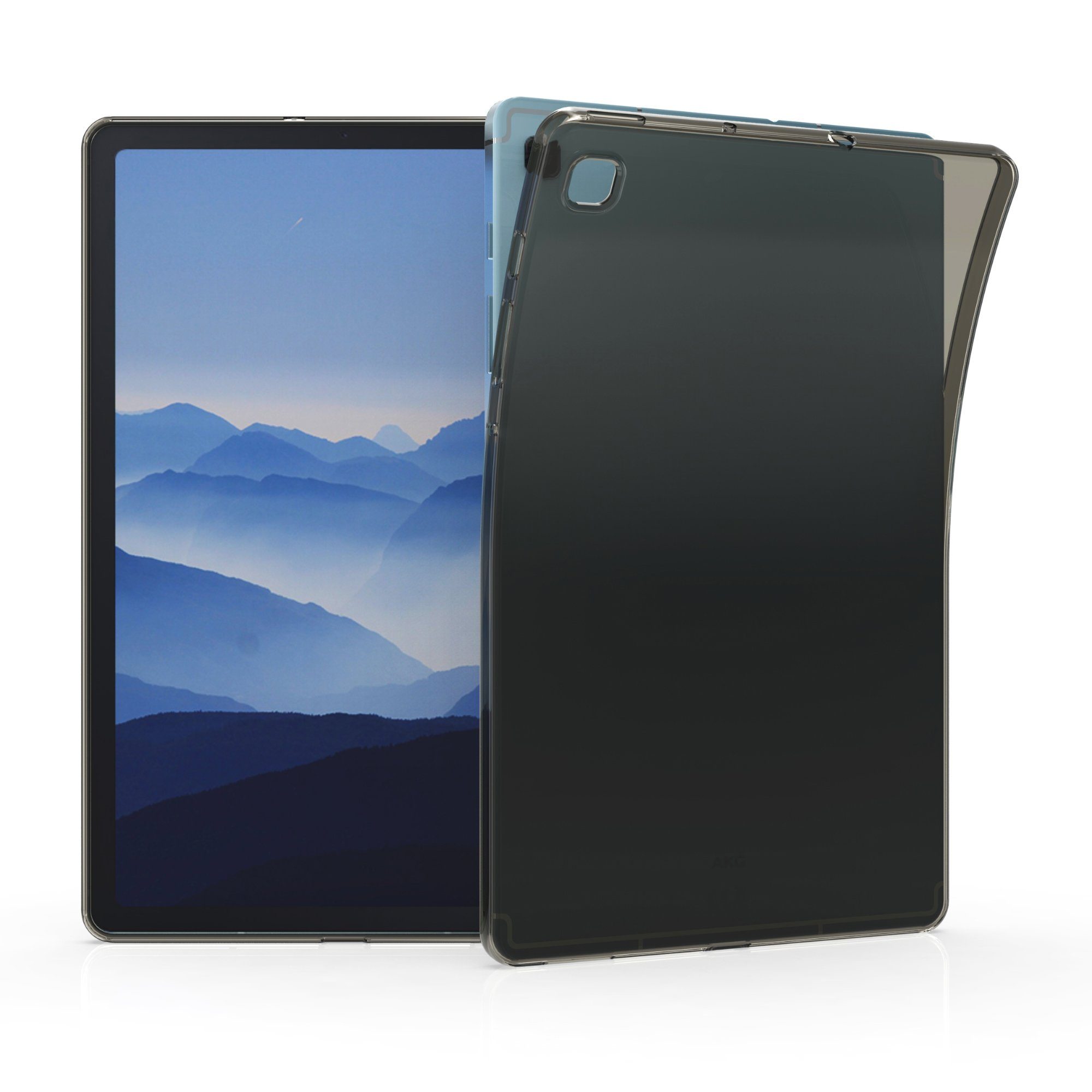 kwmobile Tablet-Hülle Hülle für Samsung Galaxy Tab S6 Lite (2024/2022/2020), Silikon Case transparent - Tablet Cover Tablethülle gummiert von kwmobile