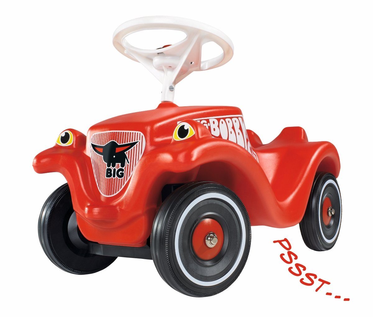 BIG Spielzeug-Auto Bobby-Car-Classic, Inklusive Flüsterräder & Schuhschoner